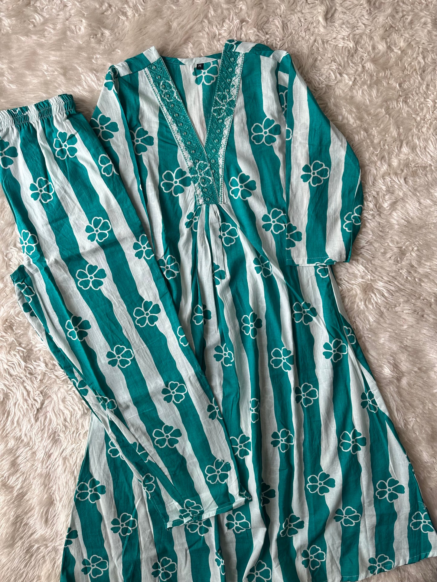 Cotton Kurti Pant Set