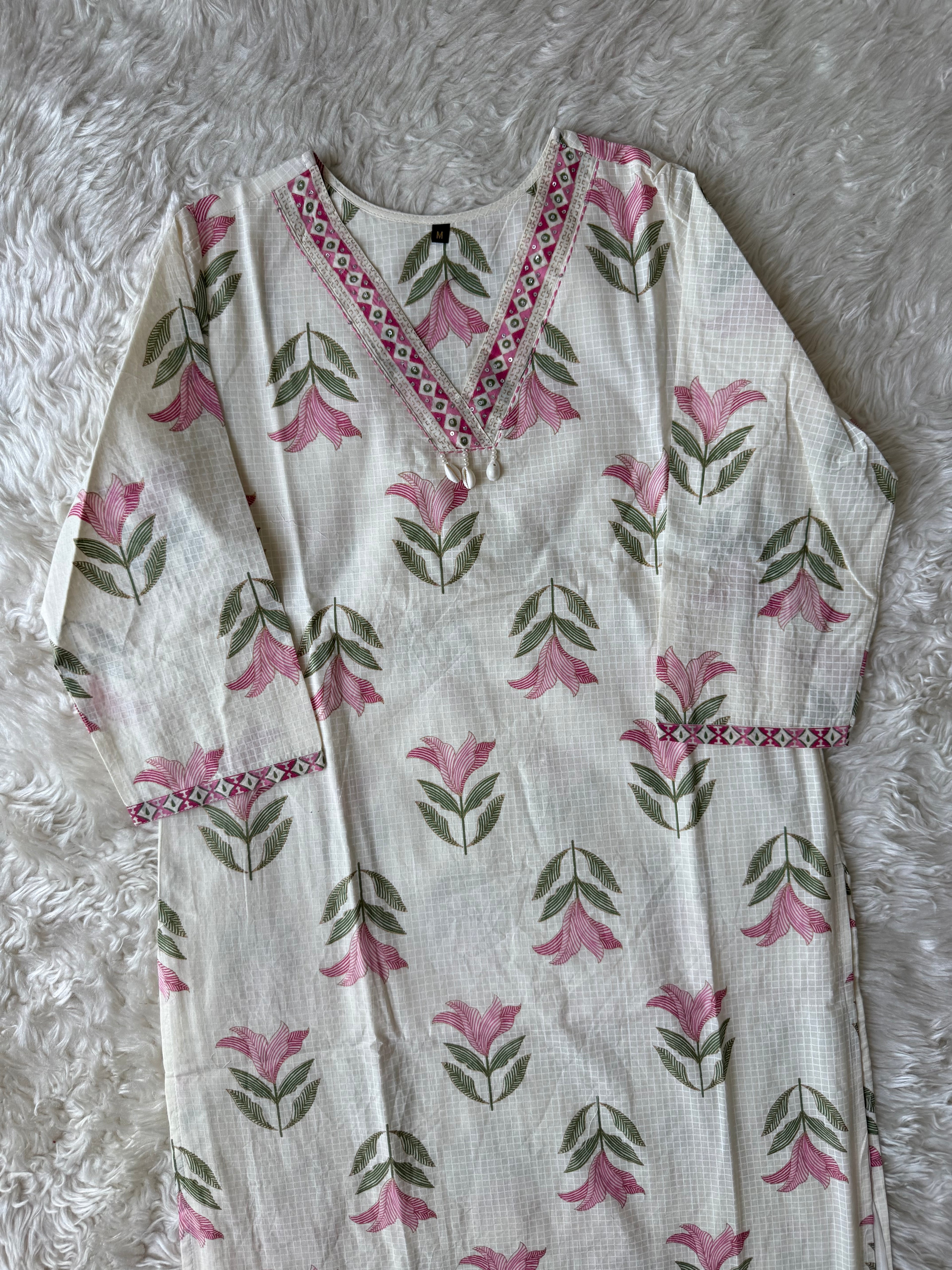Premium Cotton Kurti Pant Dupatta Set