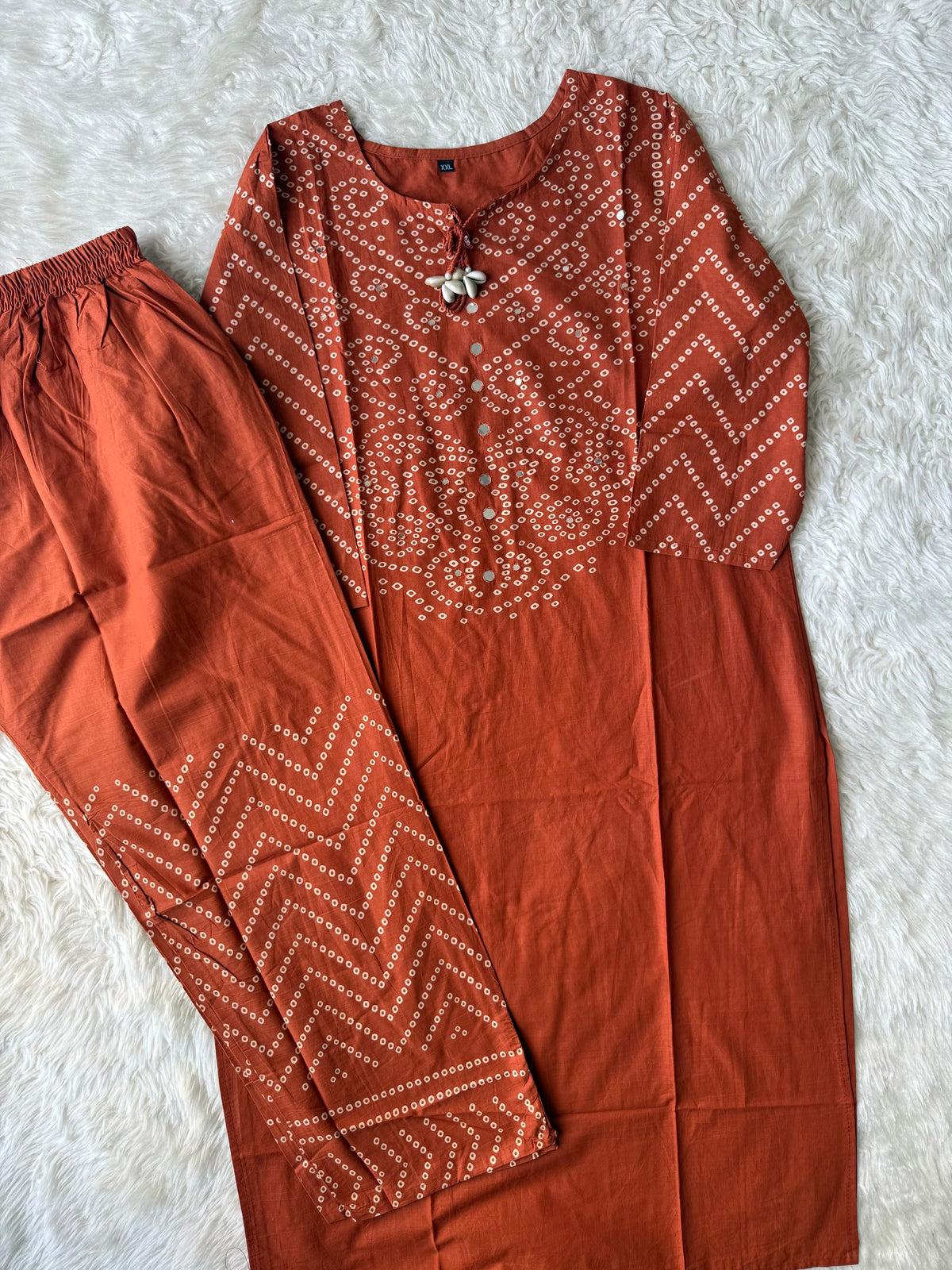 Cotton Kurti Pant Set