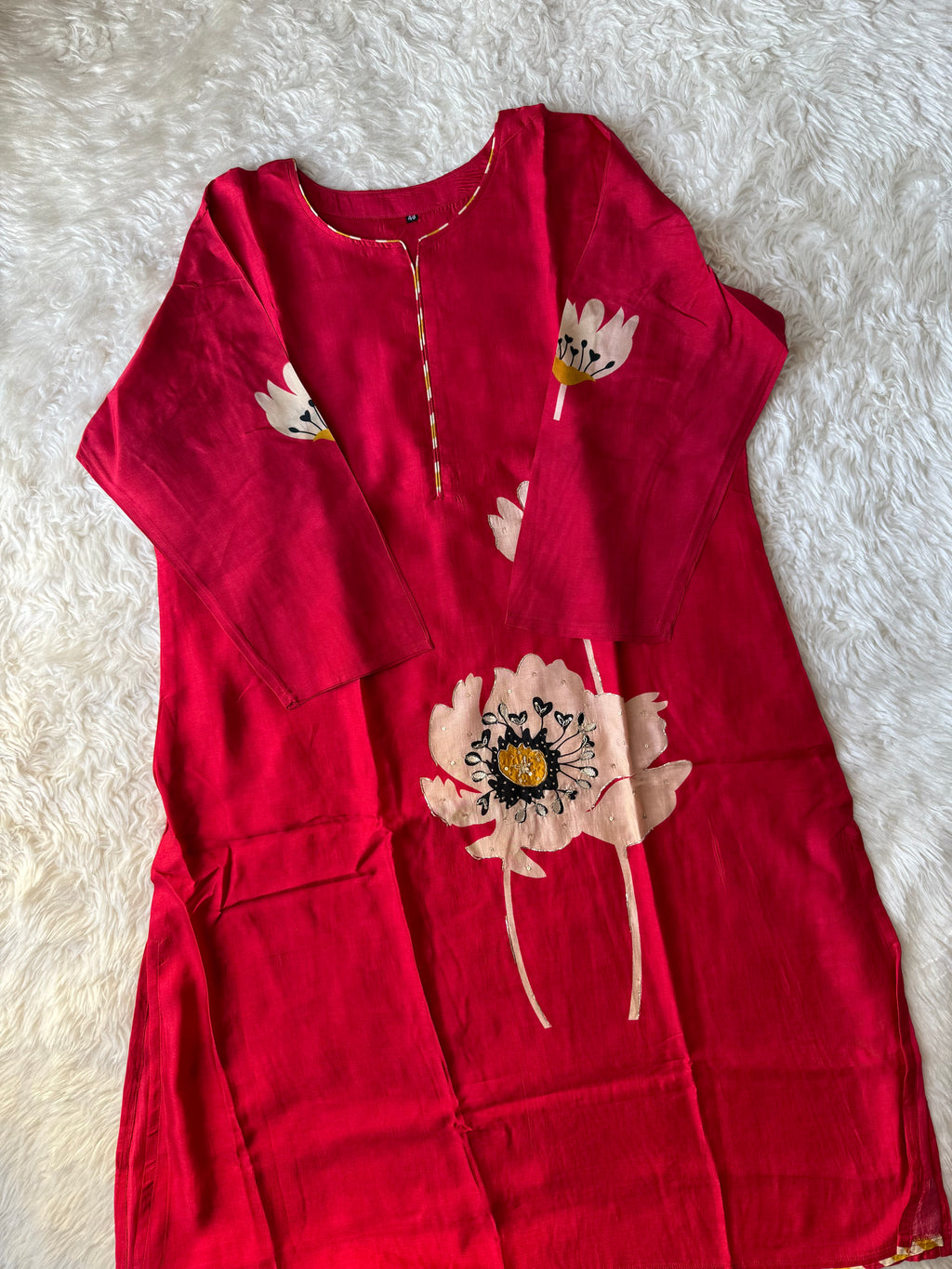 “Plus Size” Russian Silk Kurti Pant Dupatta Set