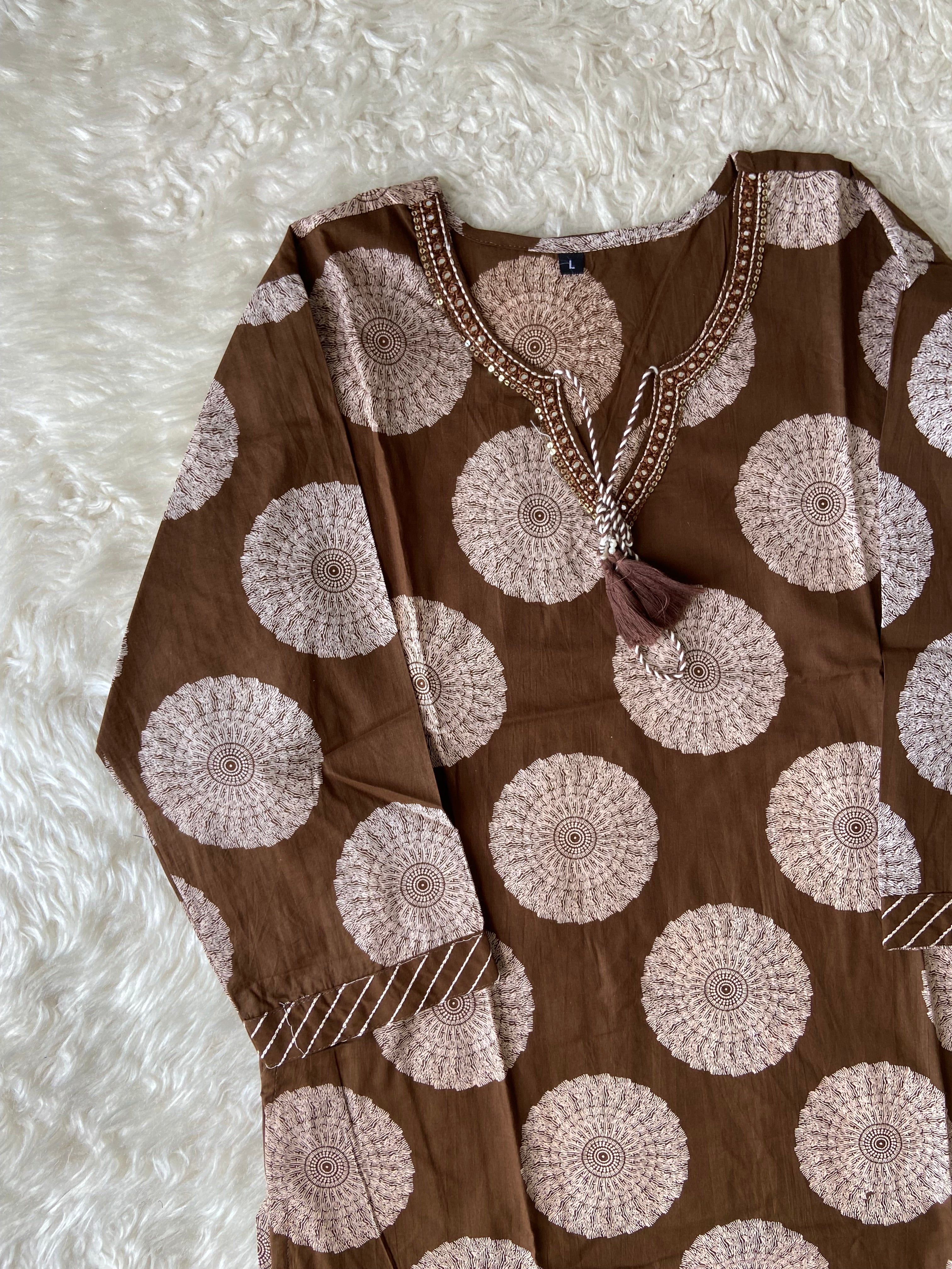 Budget Friendly Kurti Pant Dupatta Set