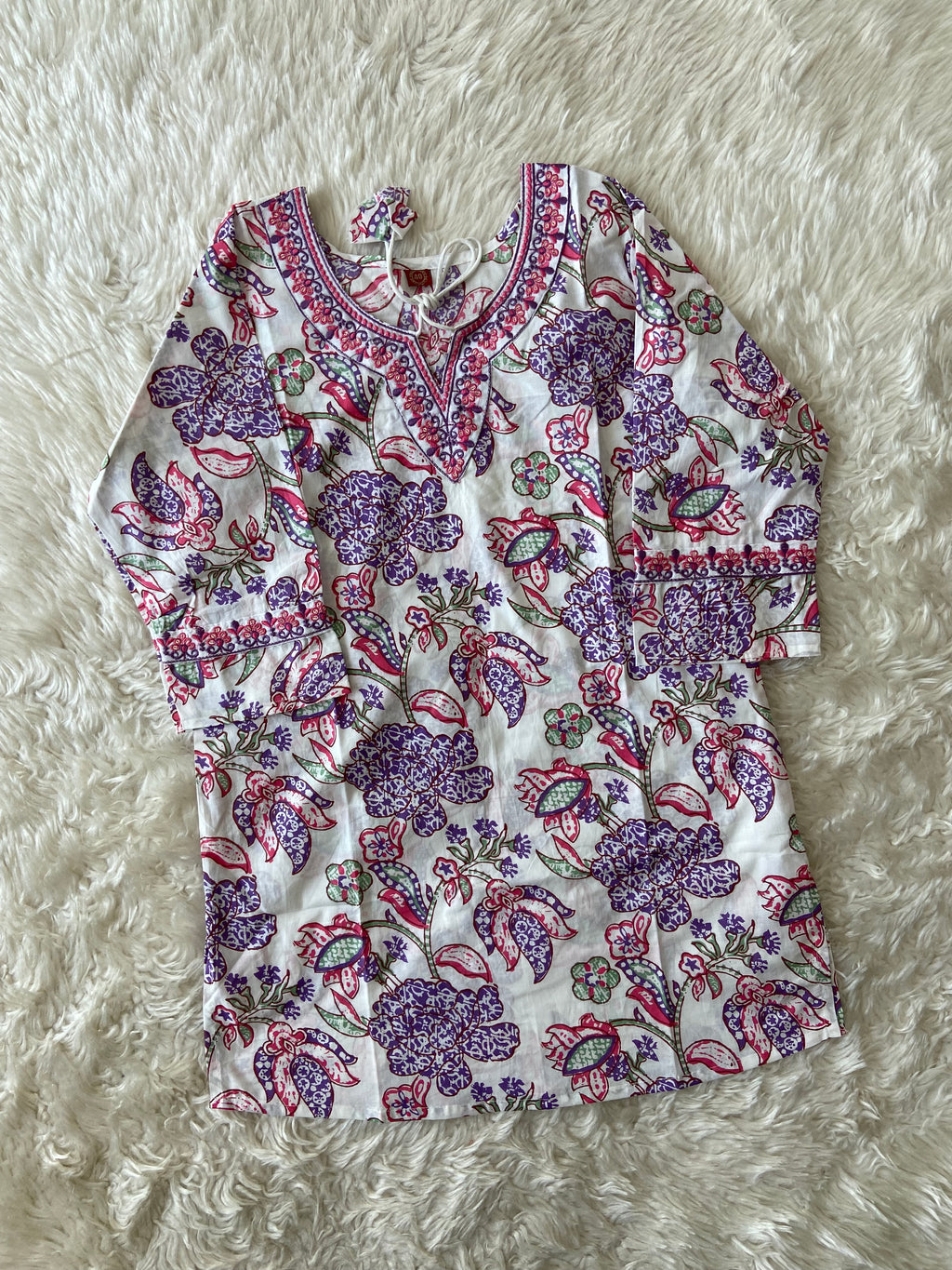 Pure Cotton Short Kurti