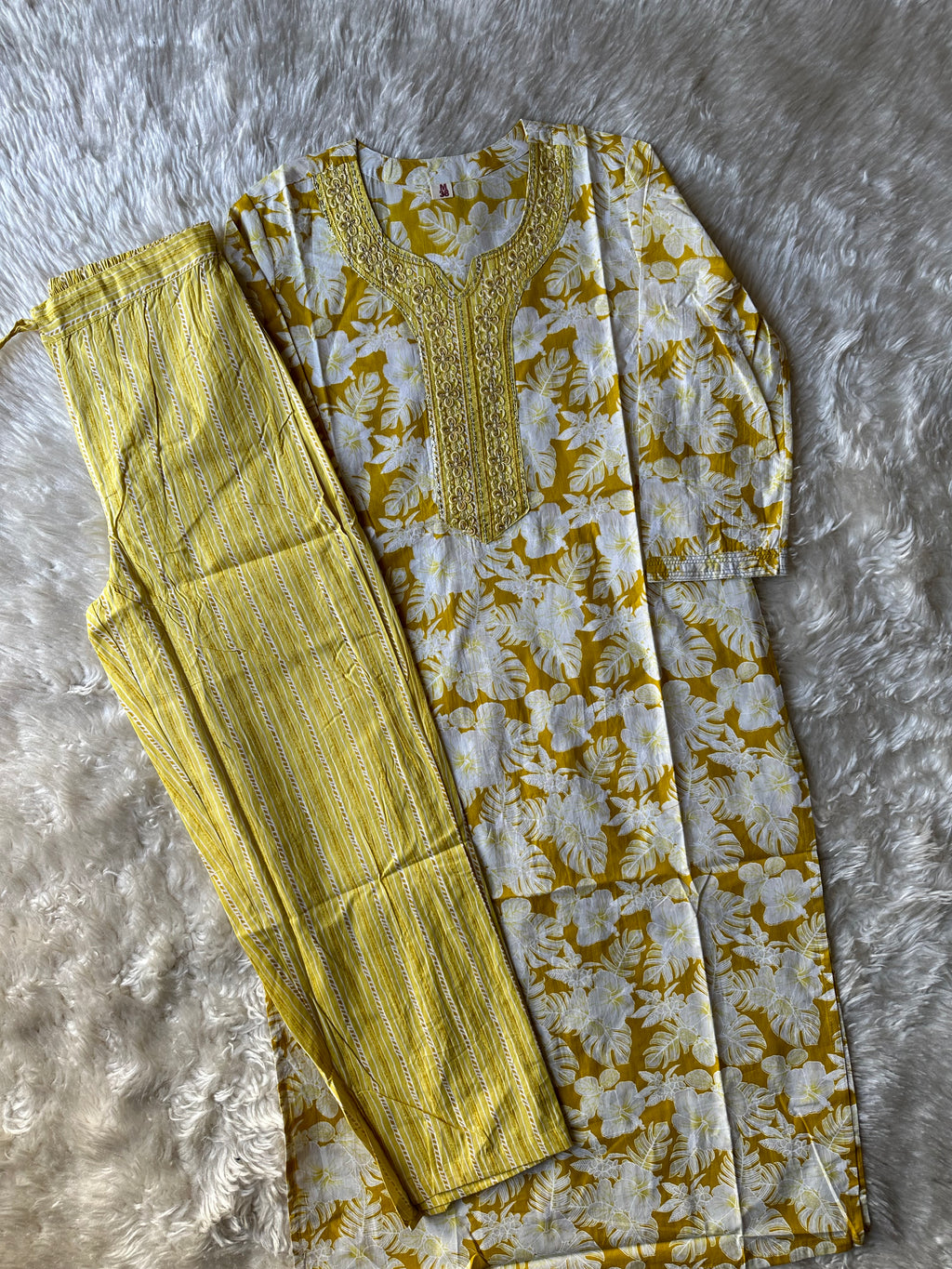 Pure Cotton Kurti Pant Set