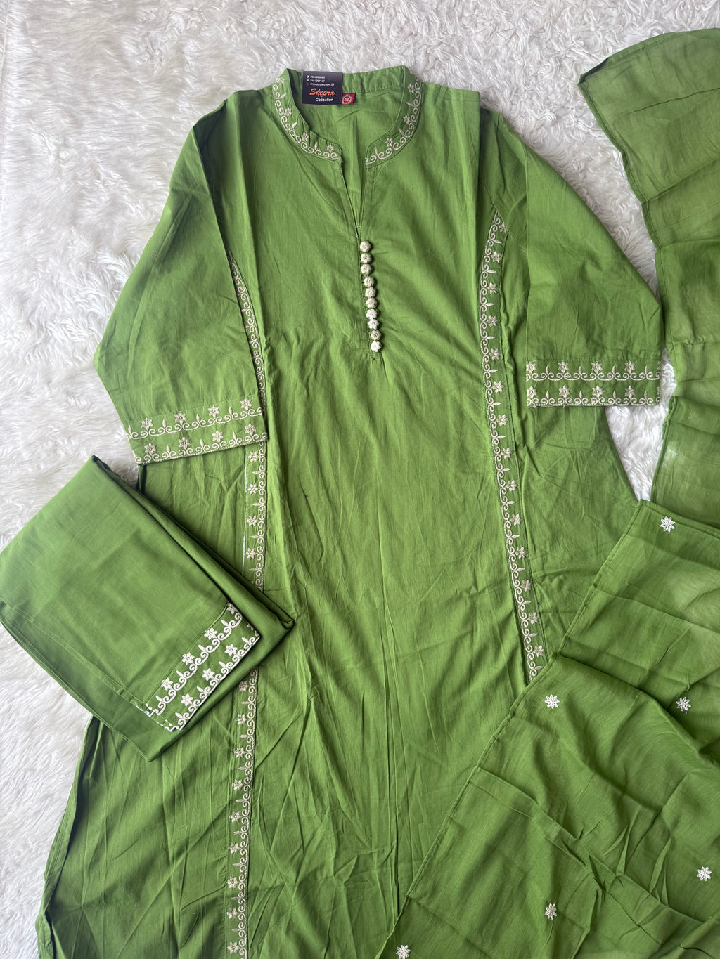 Budget Friendly Kurti Pant Dupatta Set