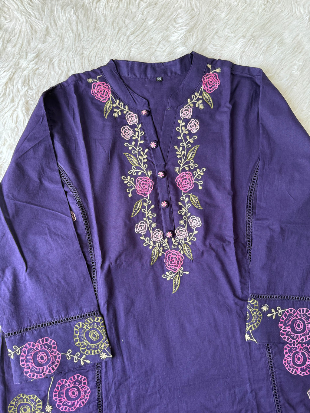 Premium Cotton Kurti Pant Dupatta Set