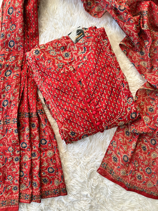 Premium Cotton Kurti Dupatta Set