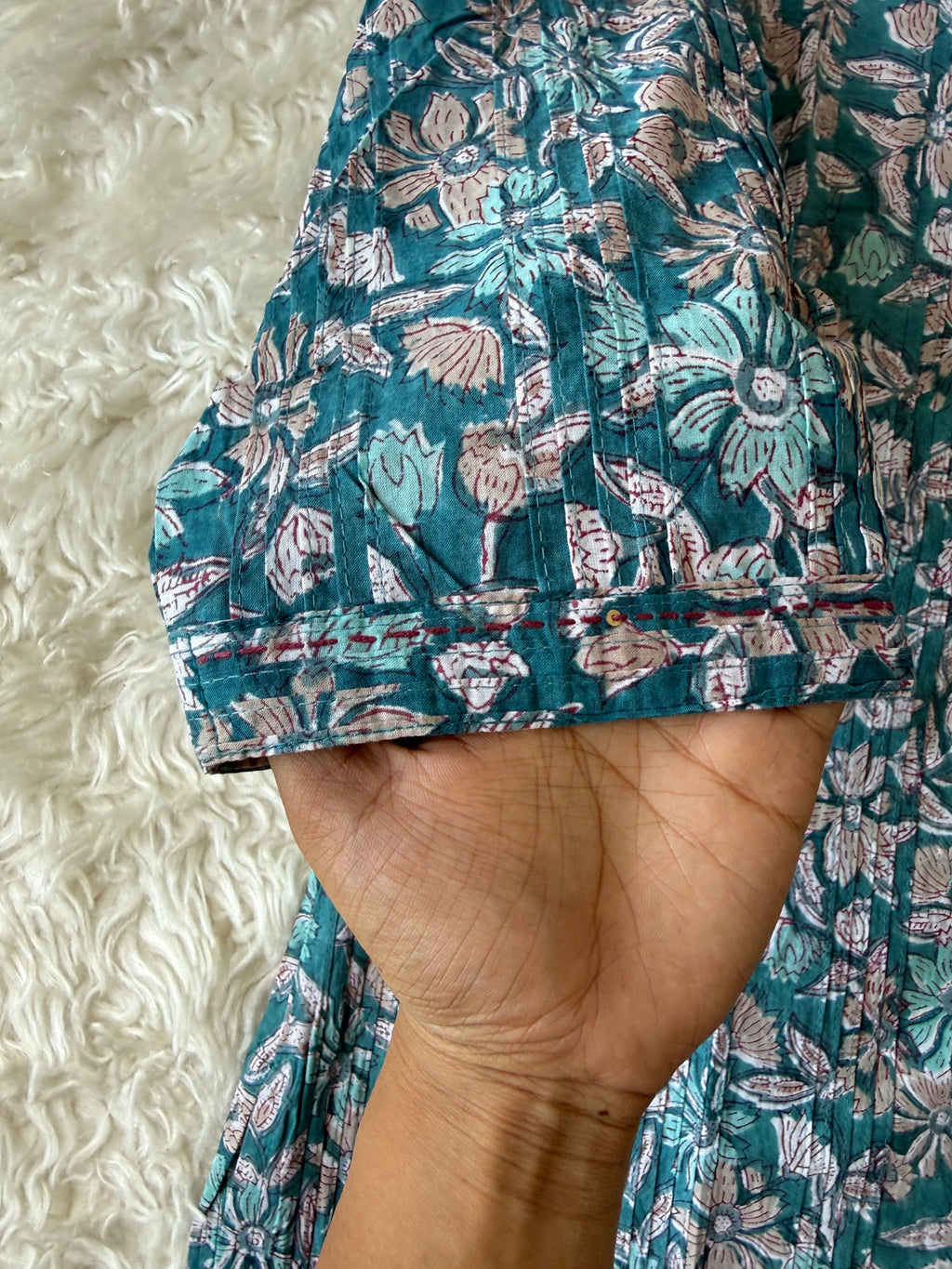 Premium Cotton Handblock Kurti