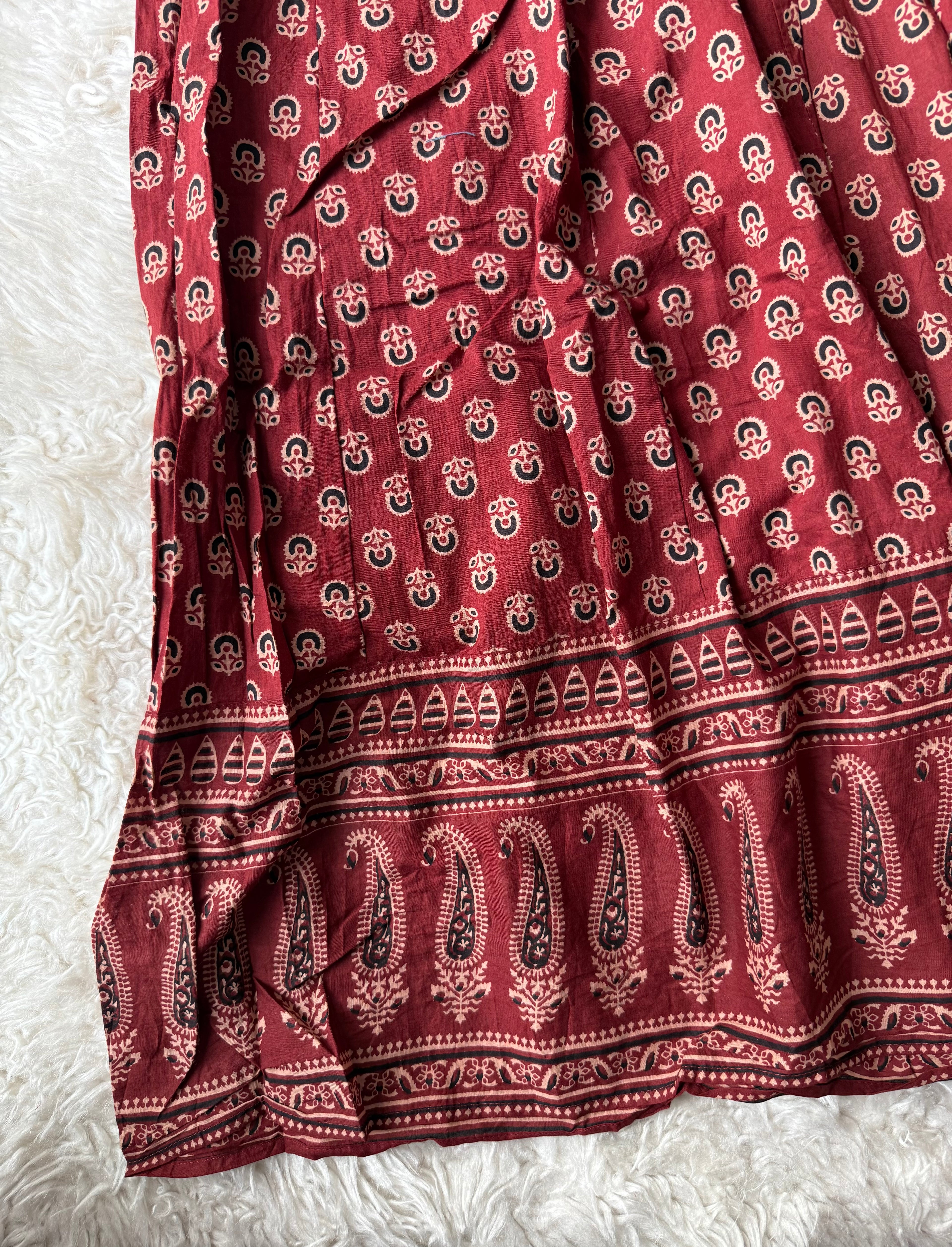 Premium Cotton FLARE Kurti Pant Dupatta Set