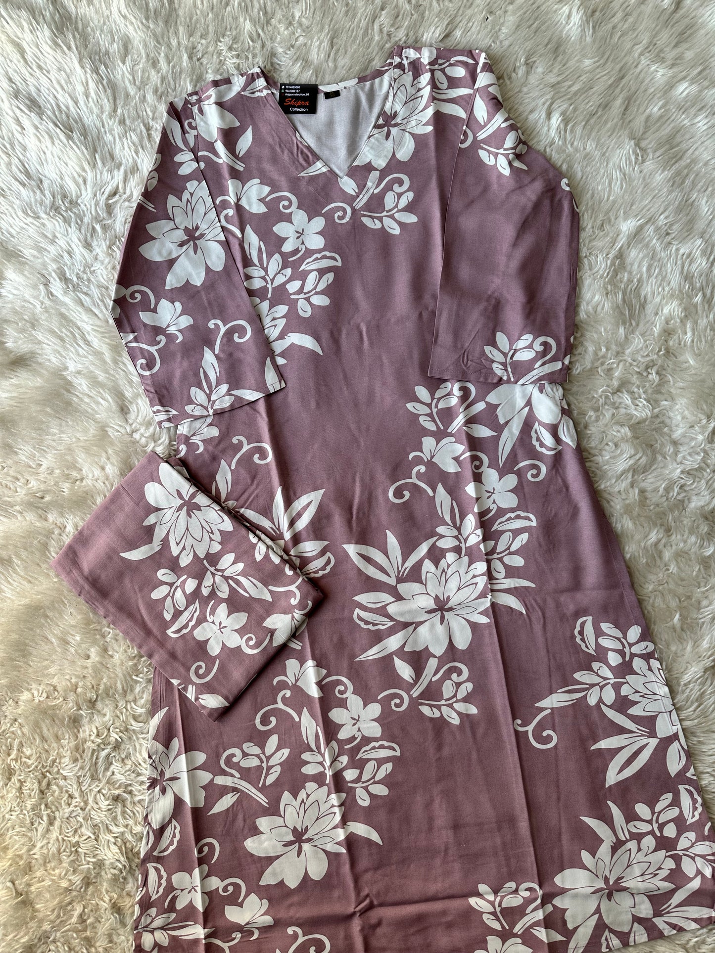 Makhan Fabric feel💕 Kurti Plazo Set
