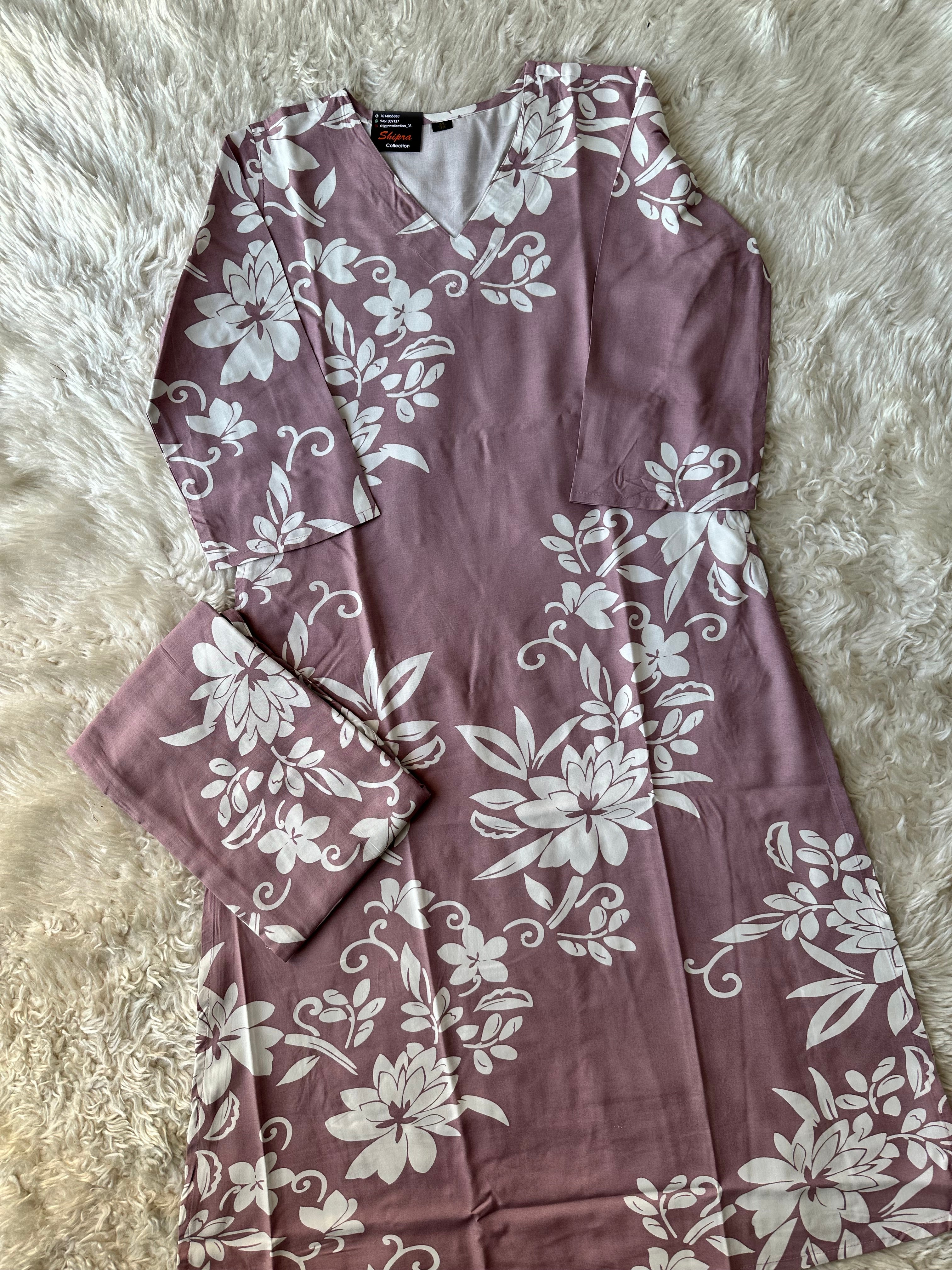 Makhan Fabric feel💕 Kurti Plazo Set
