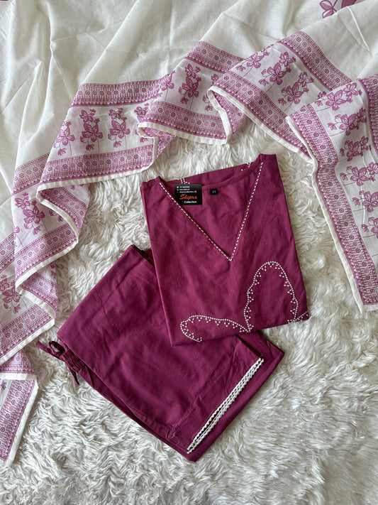 Premium Cotton Thread Work Collection