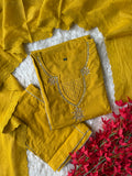 Premium Cotton Kurti Plazo Dupatta Set