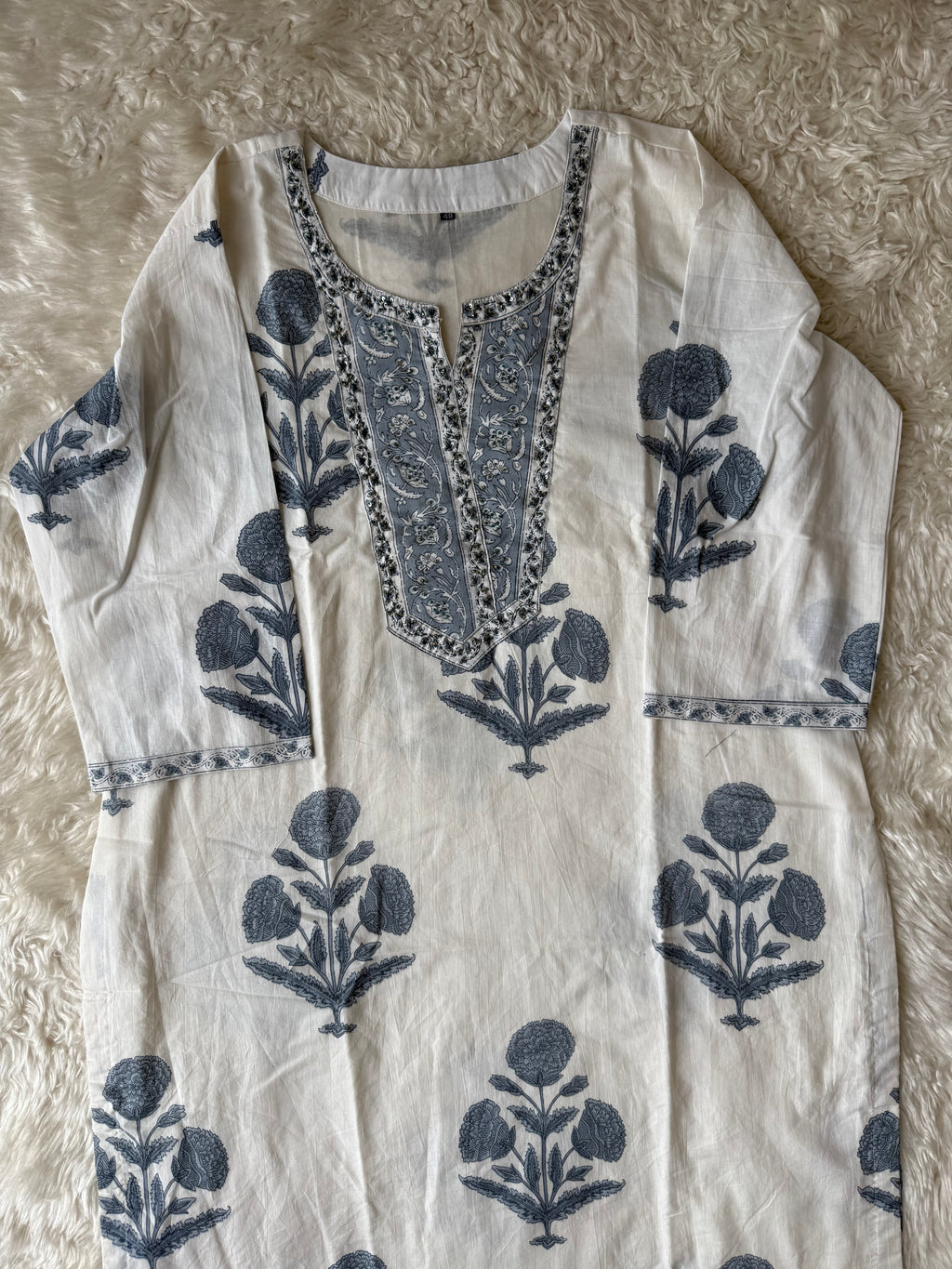 Premium Cotton Kurti Pant Dupatta Set