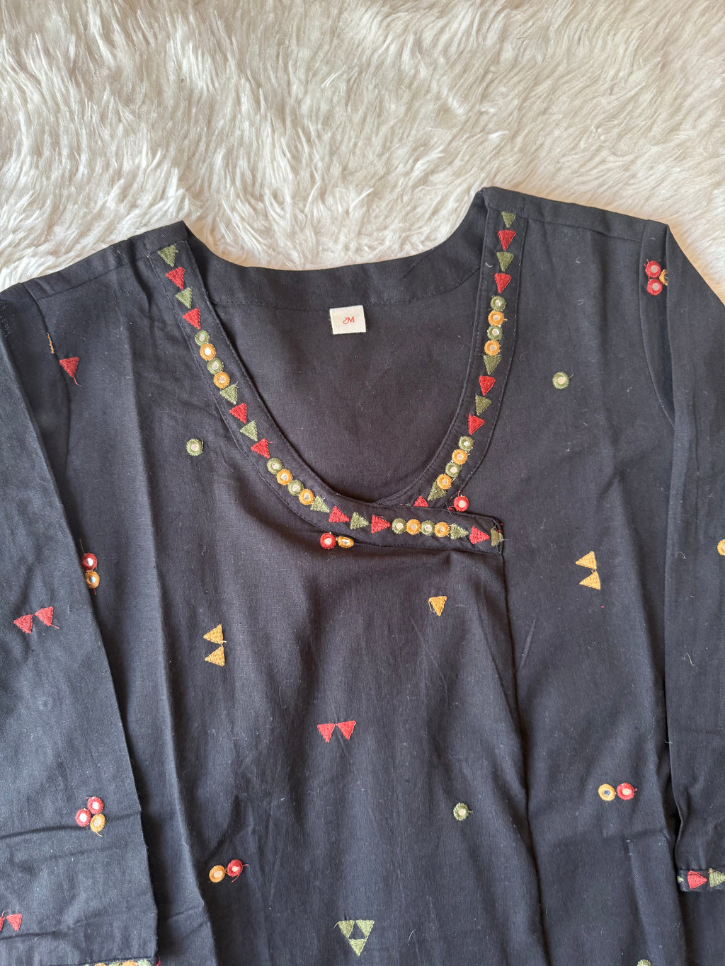 Khadi Cotton Kurti Pant Set