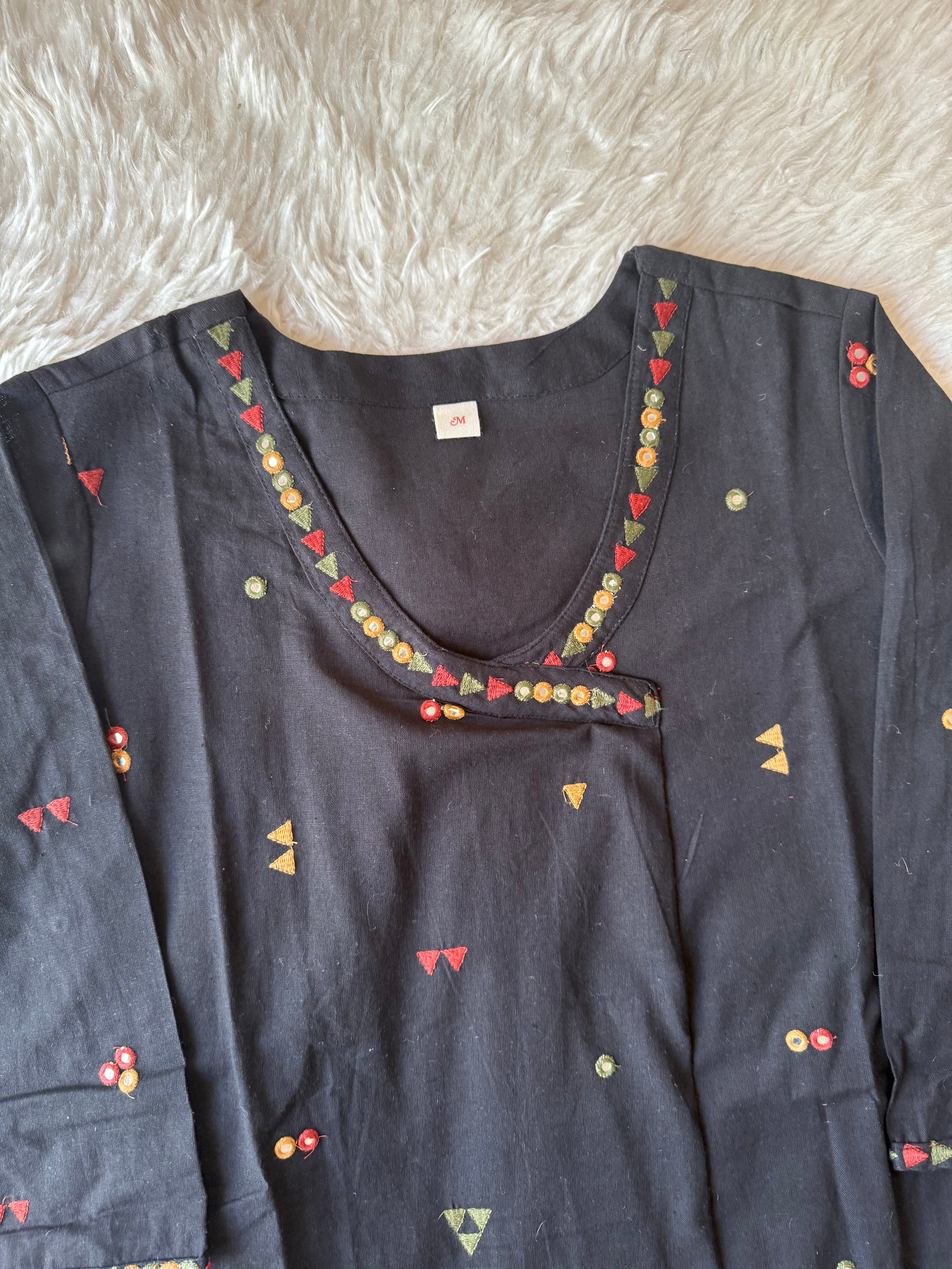 Khadi Cotton Kurti Pant Set