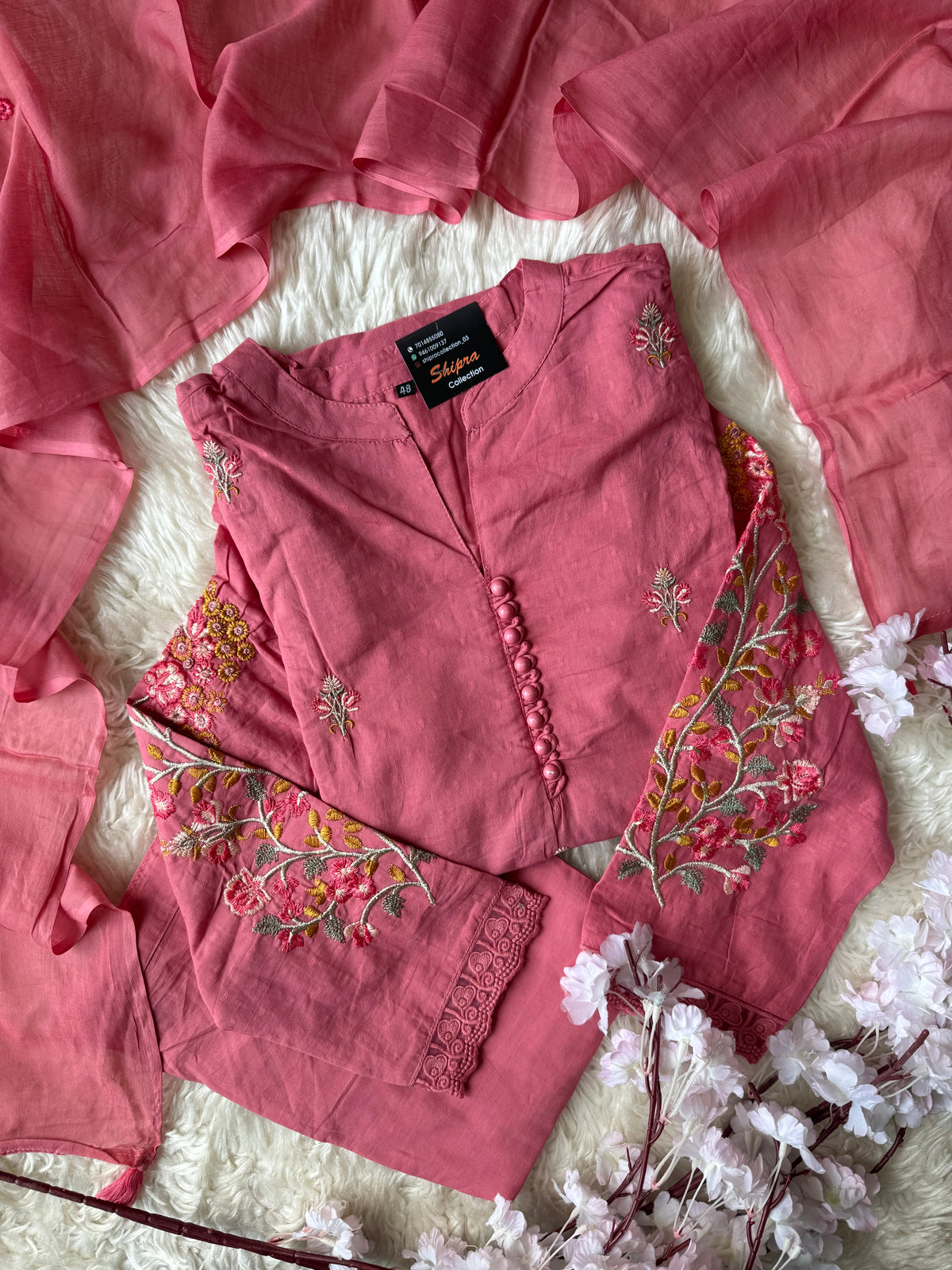 Premium Cotton Thread Work Collection