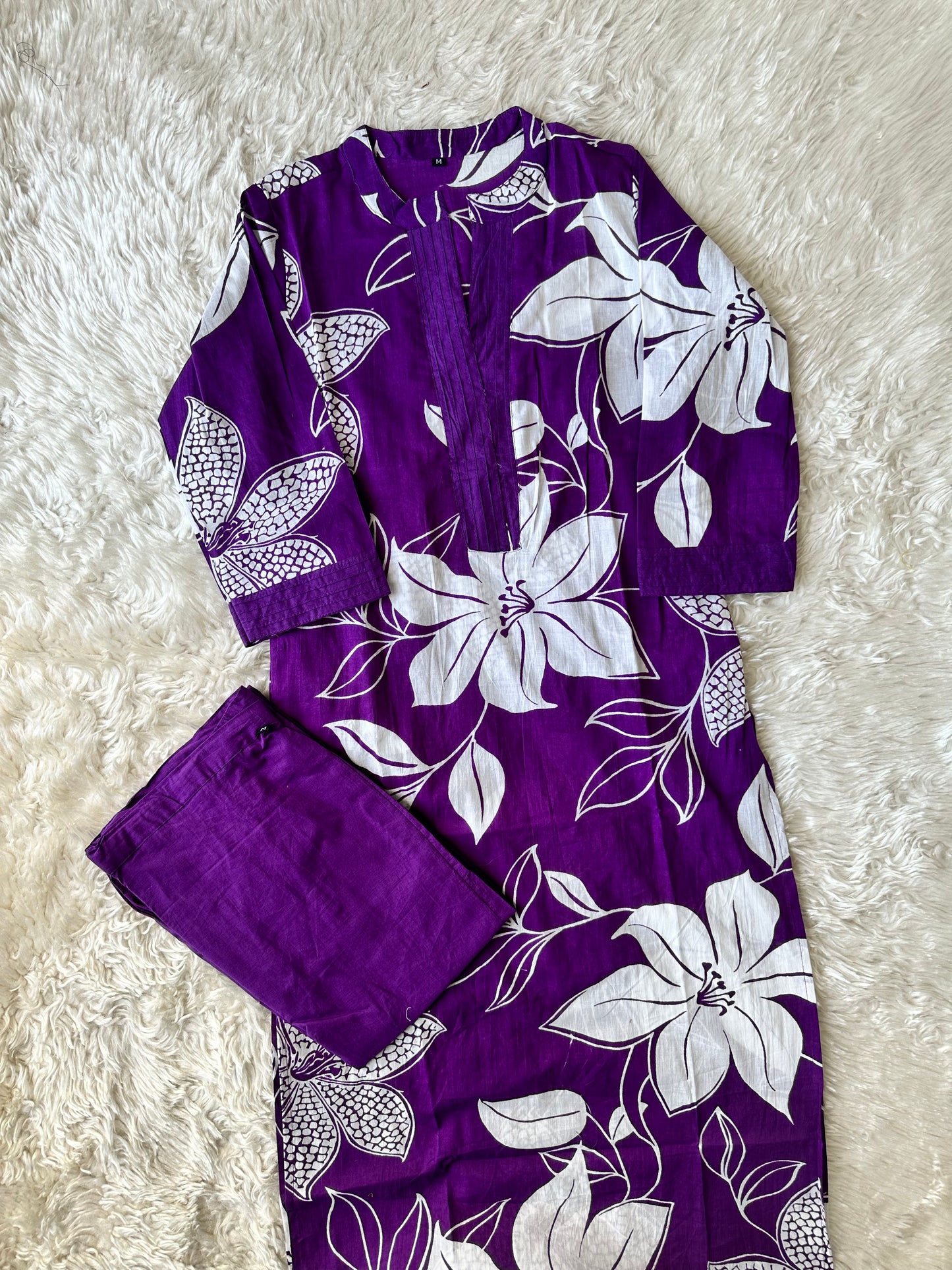 Cotton Kurti Pant Set