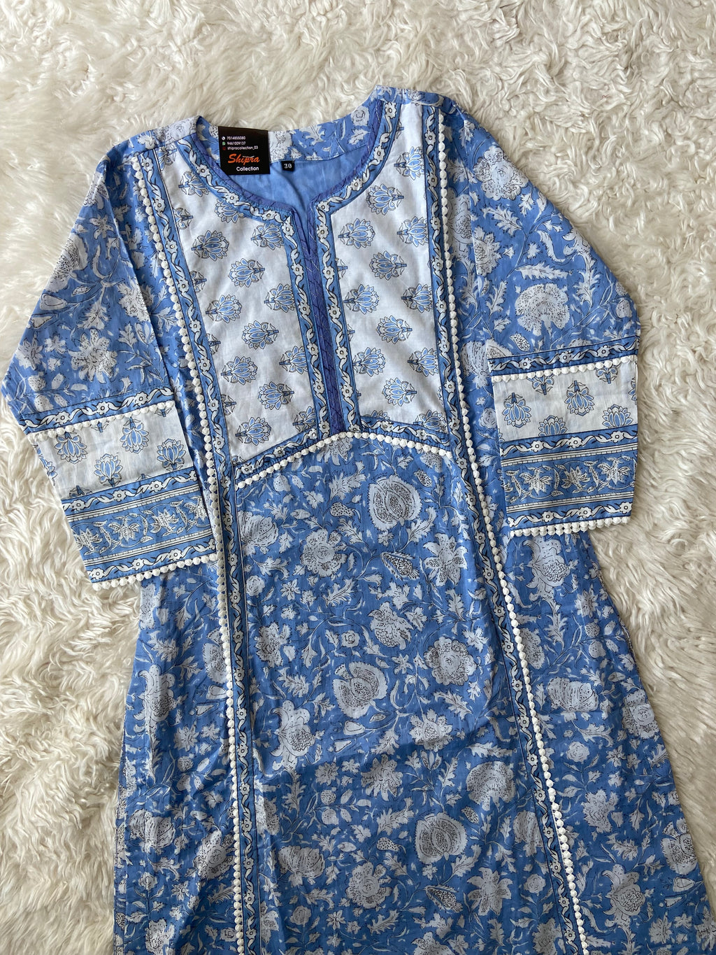 Premium Cotton Kurti Pant Dupatta Set