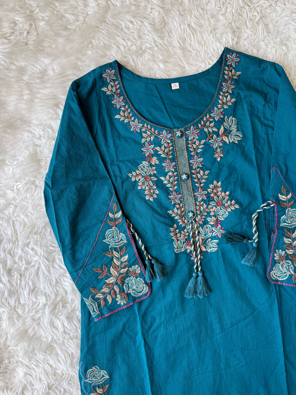 Premium Cotton Kurti Pant Dupatta Set