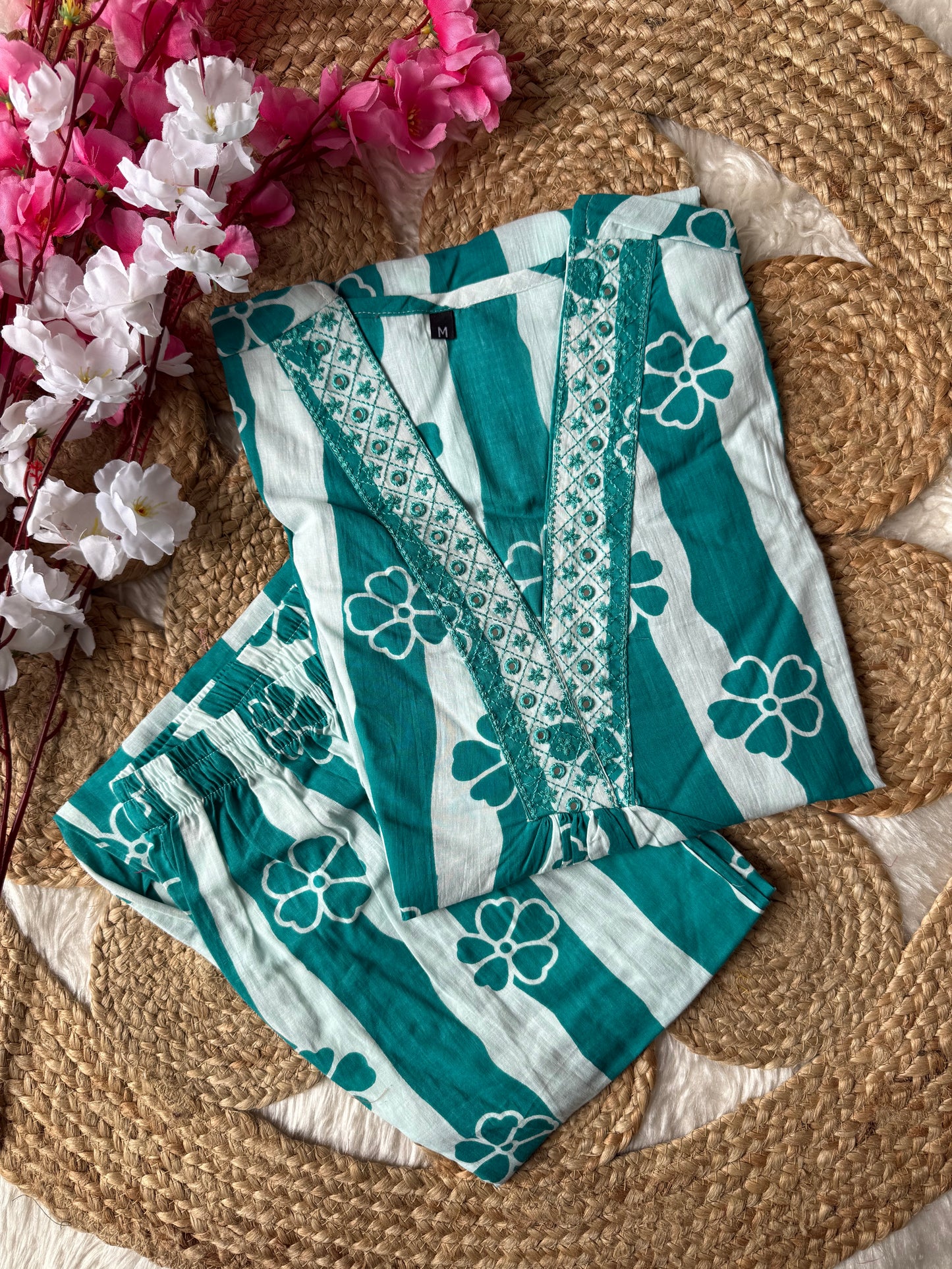 Cotton Kurti Pant Set