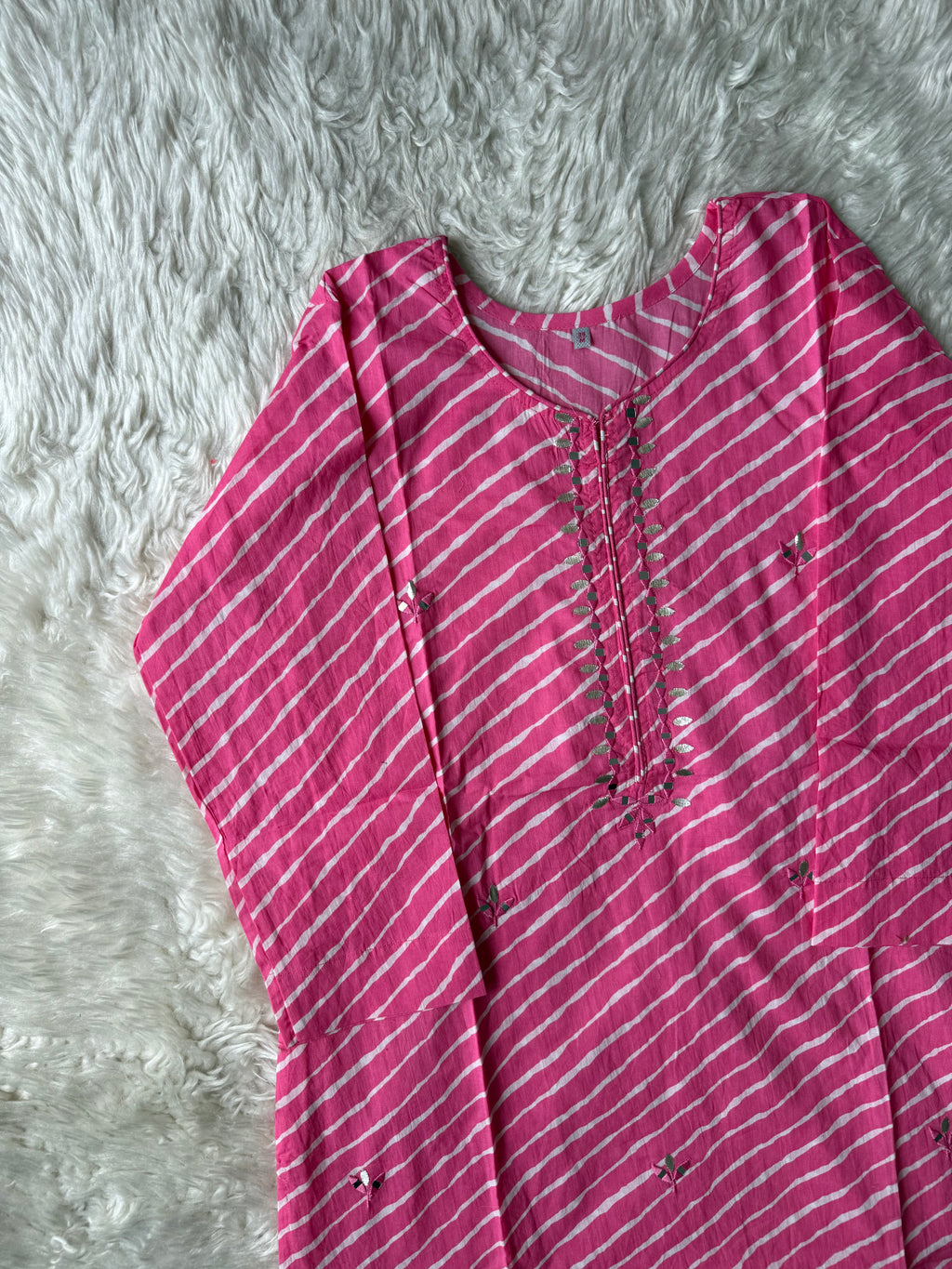 Premium Cotton Lehariya Set