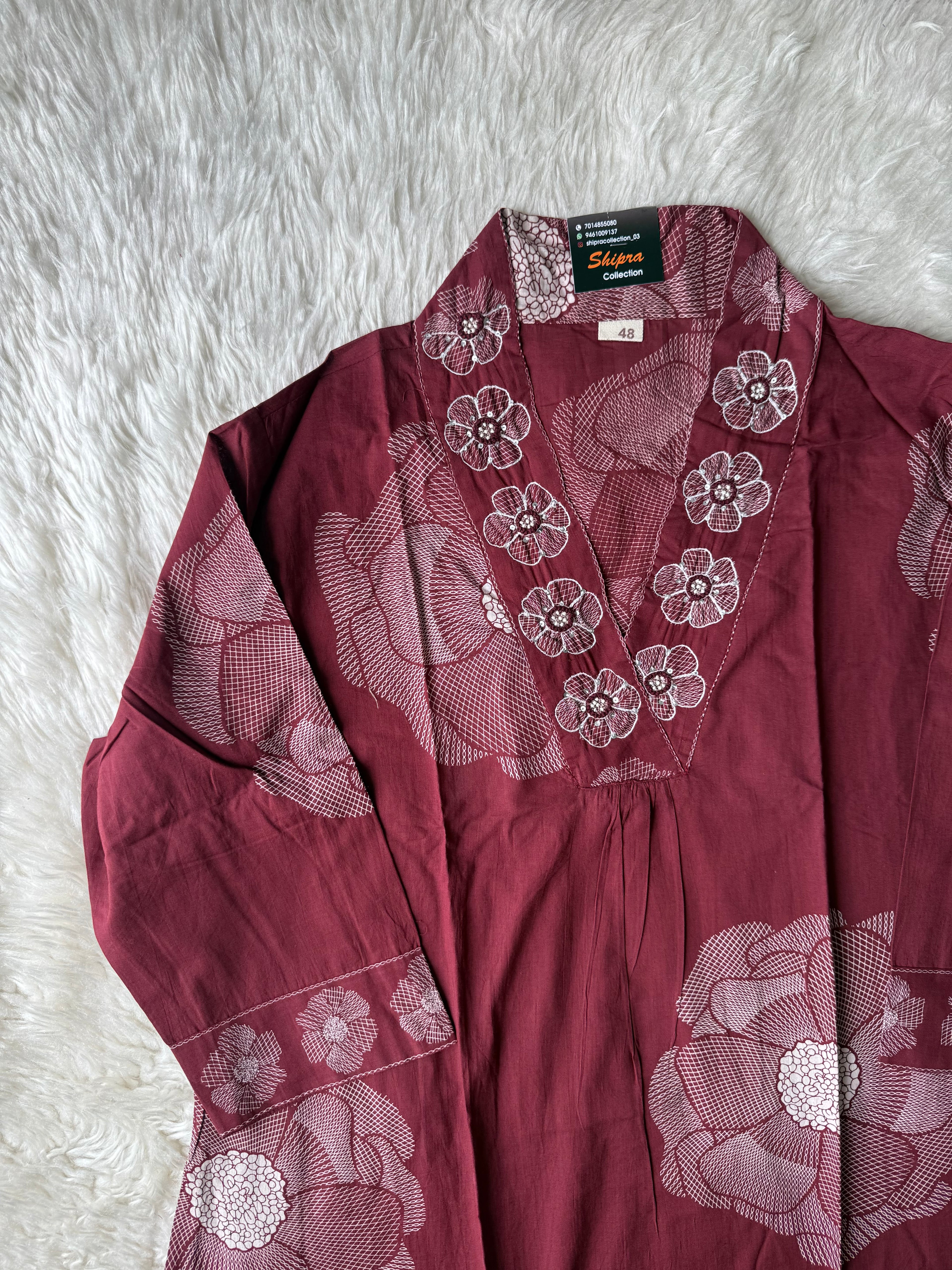 Premium Cotton Kurti Pant Dupatta Set