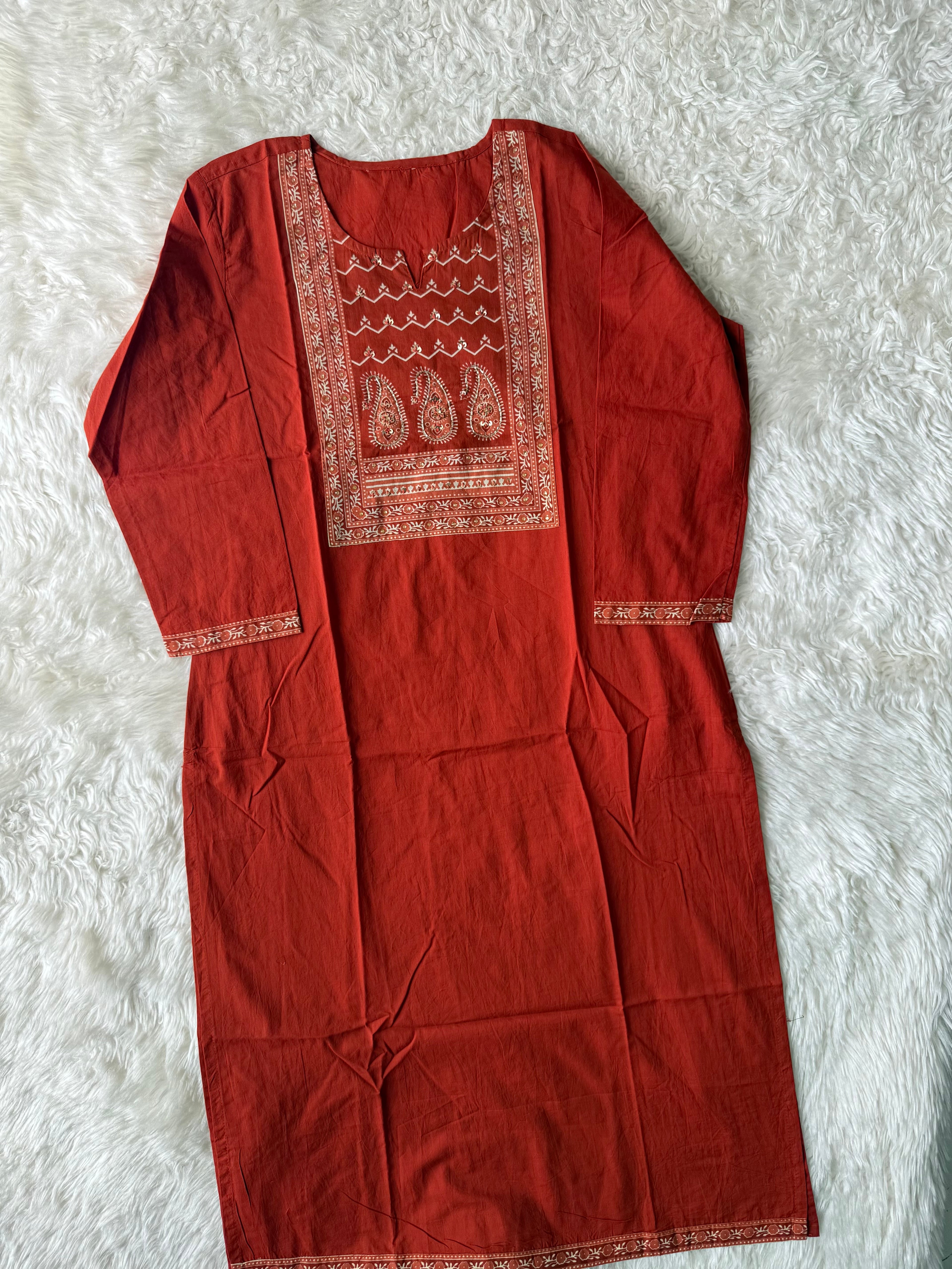 Premium Cotton Kurti Pant Set