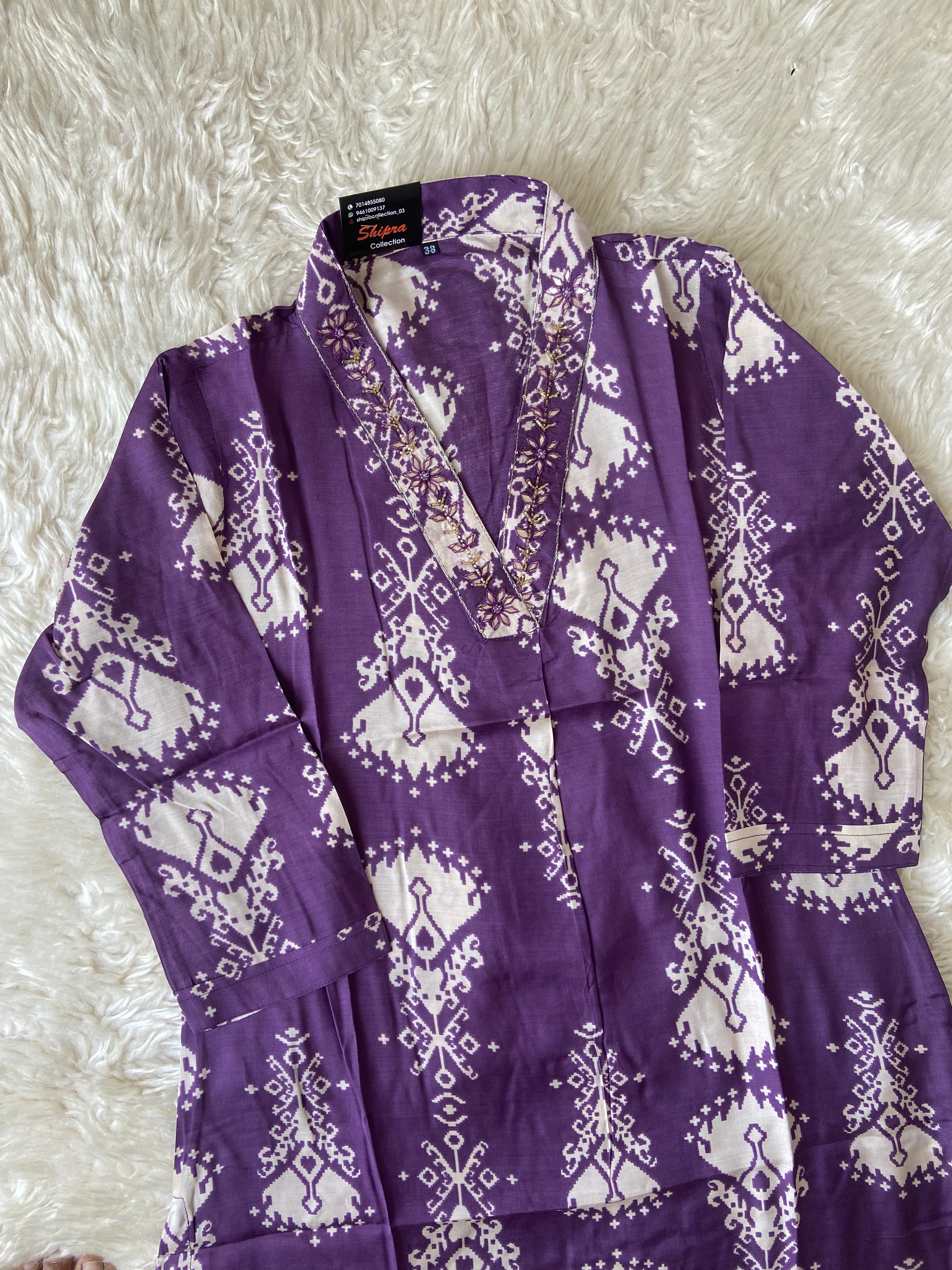 Premium Soft Muslin Silk kurti