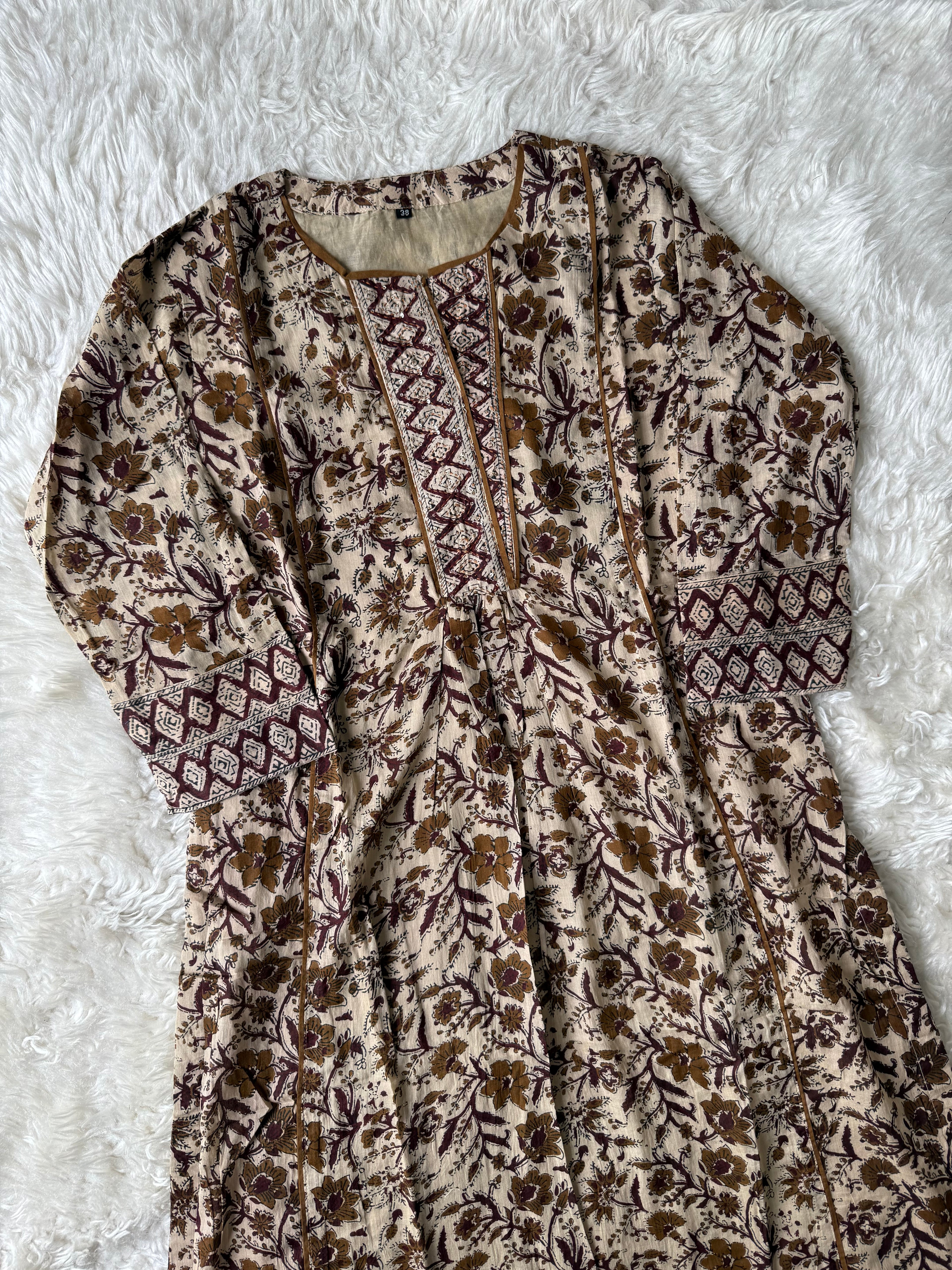Premium Mul Cotton Kurti Pant Dupatta Set