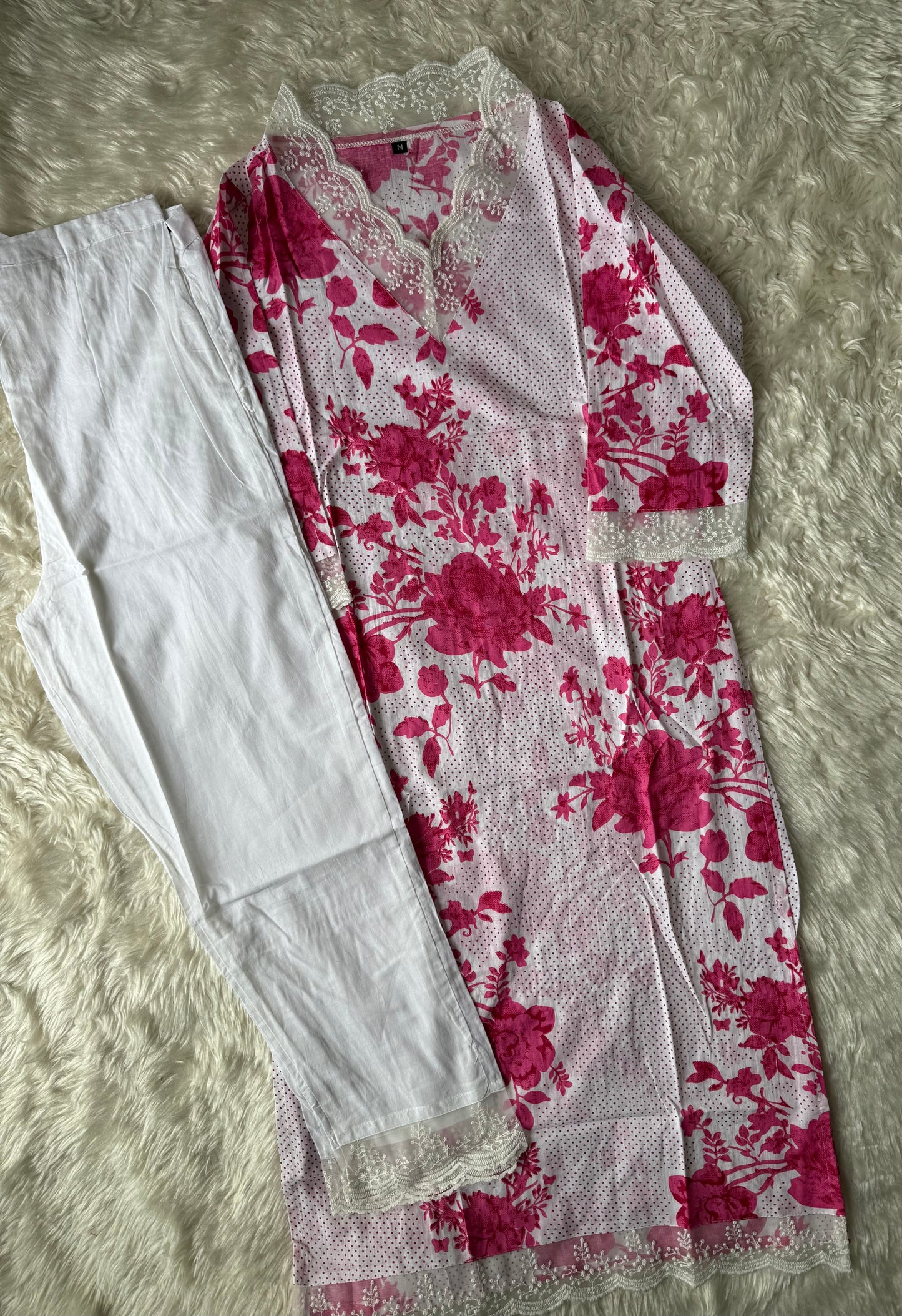 Cotton Kurti Pant Set