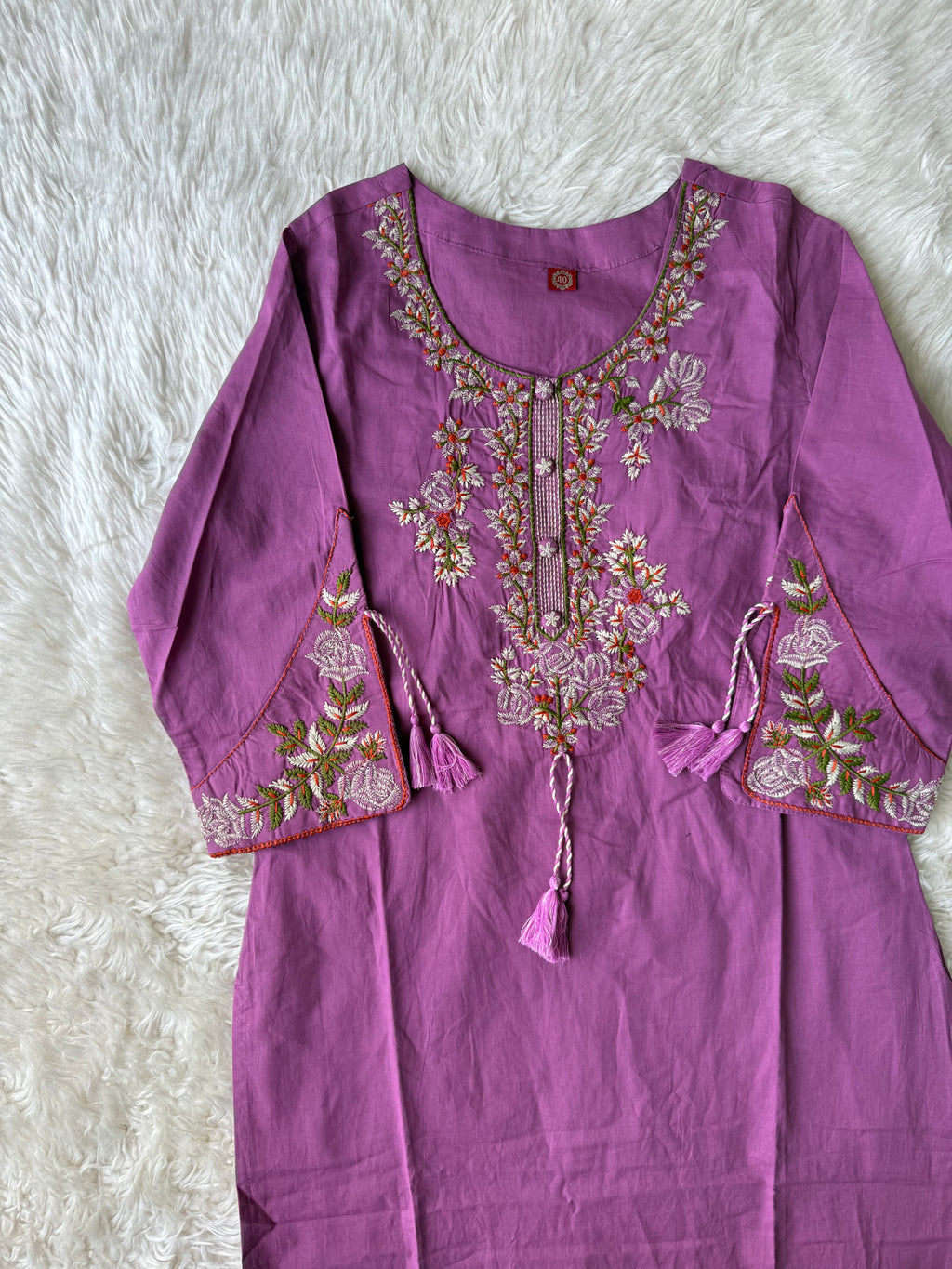 Pure Cotton Kurti Pant Dupatta Set