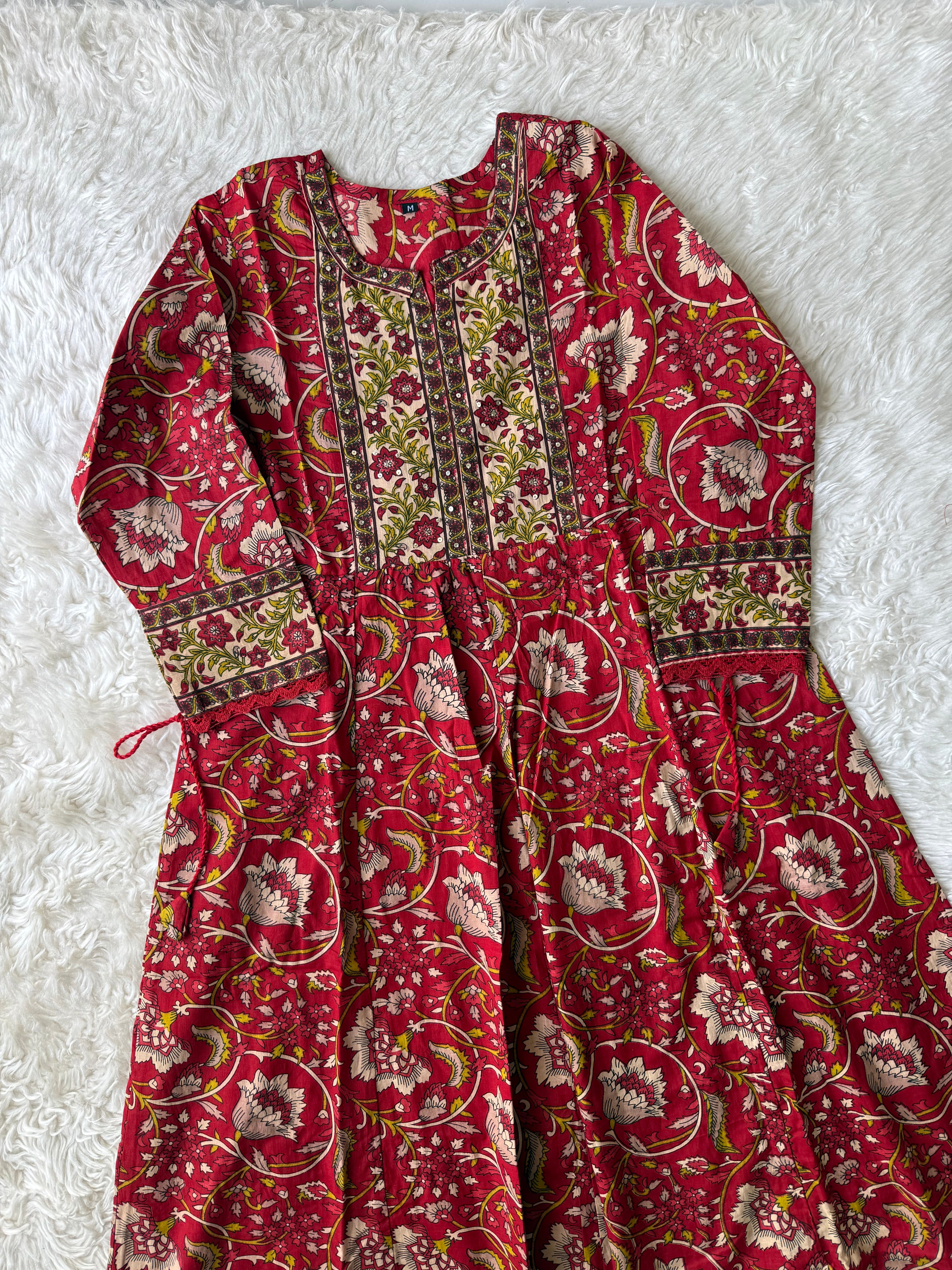 Budget Friendly FLARE Kurti Pant Dupatta Set