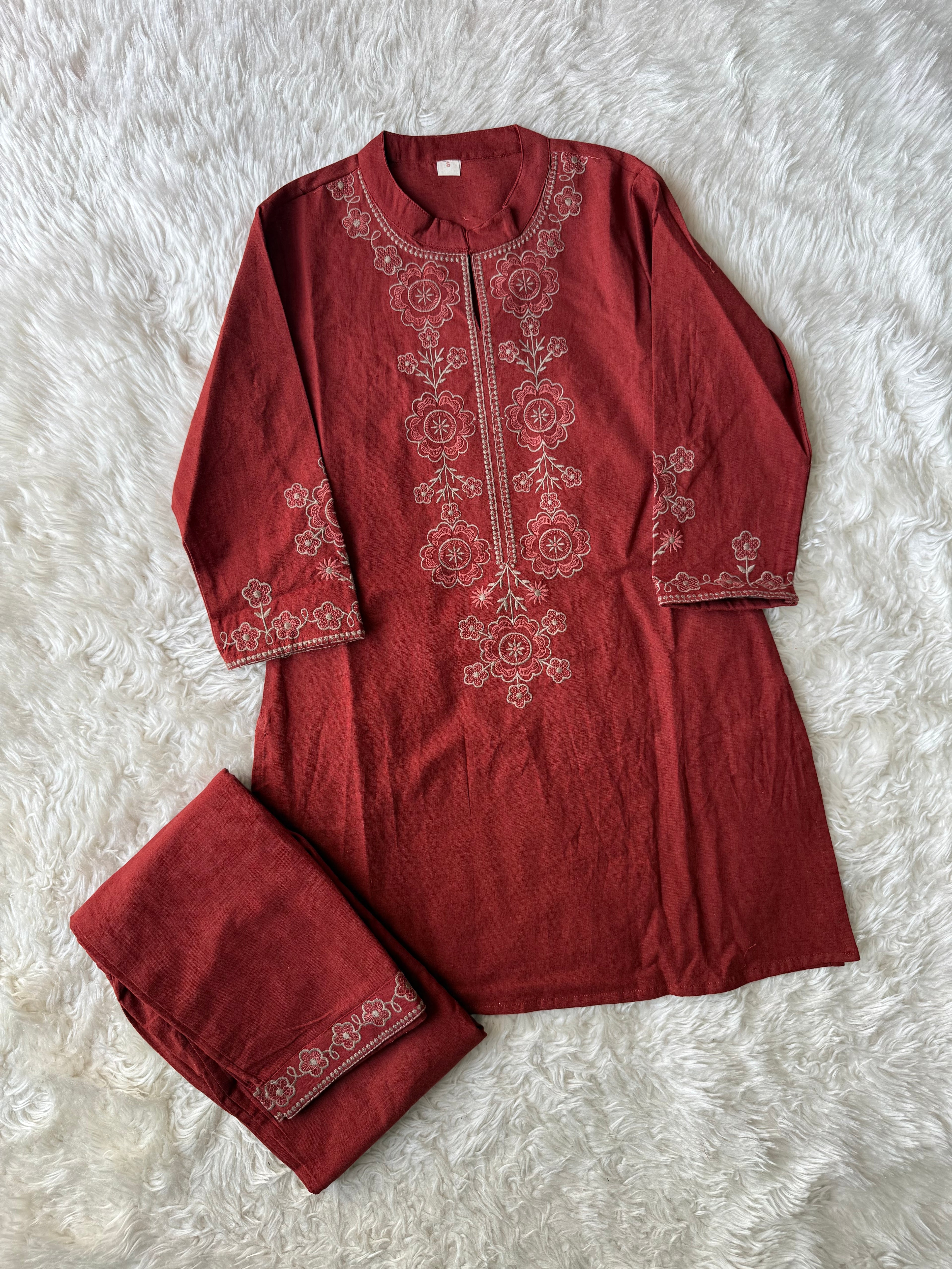 Soft Khadi Cotton Co-ord Set