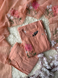 “Plus Size” Mul Chanderi Kurti Pant Dupatta Set
