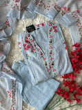 Premium Cotton Kurti Pant Dupatta Set