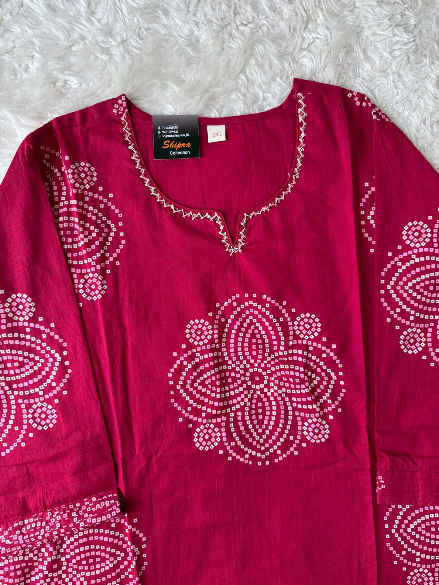 Premium Cotton Kurti Pant Dupatta Set