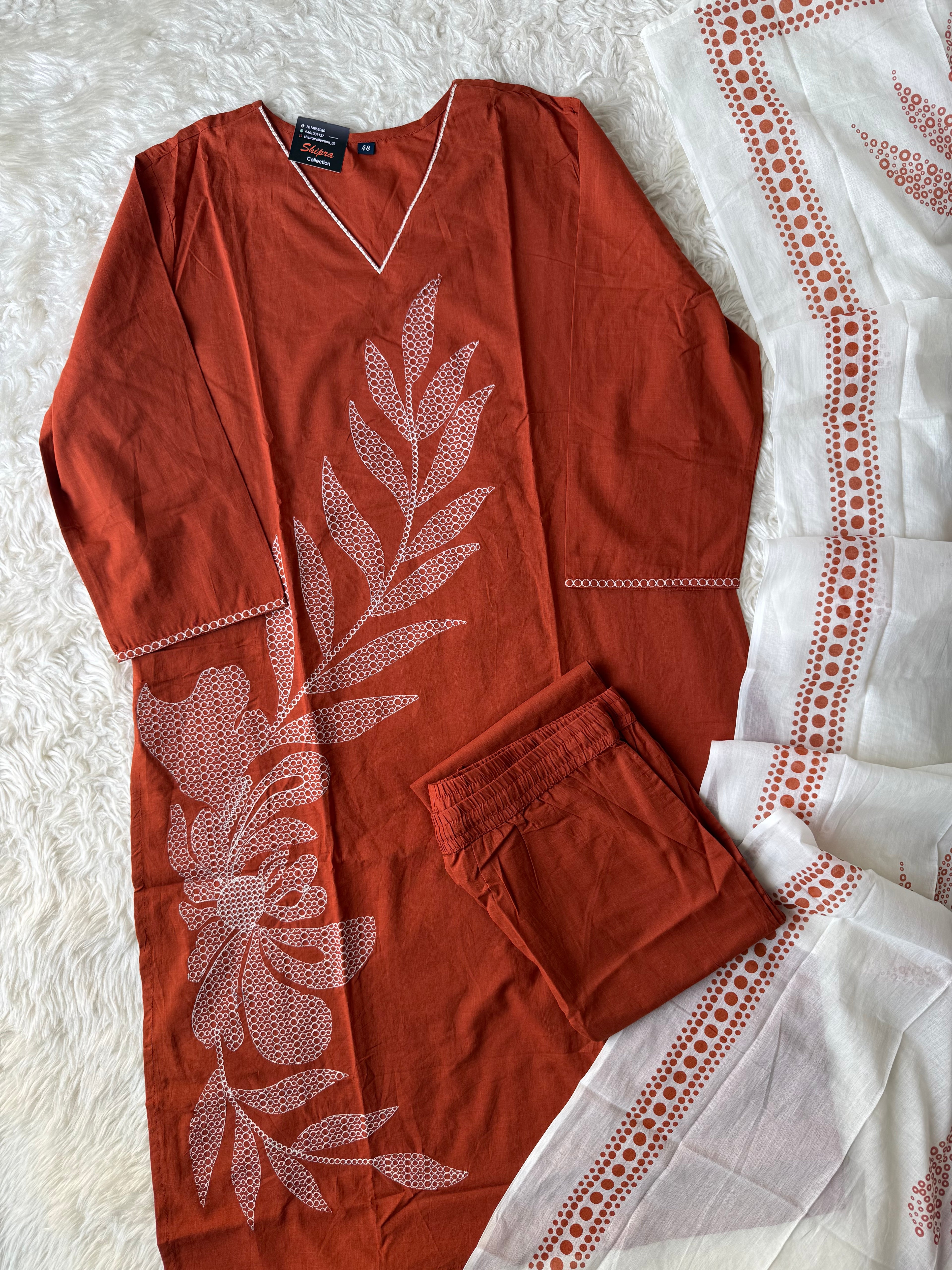 Premium Cotton Thread Work Collection