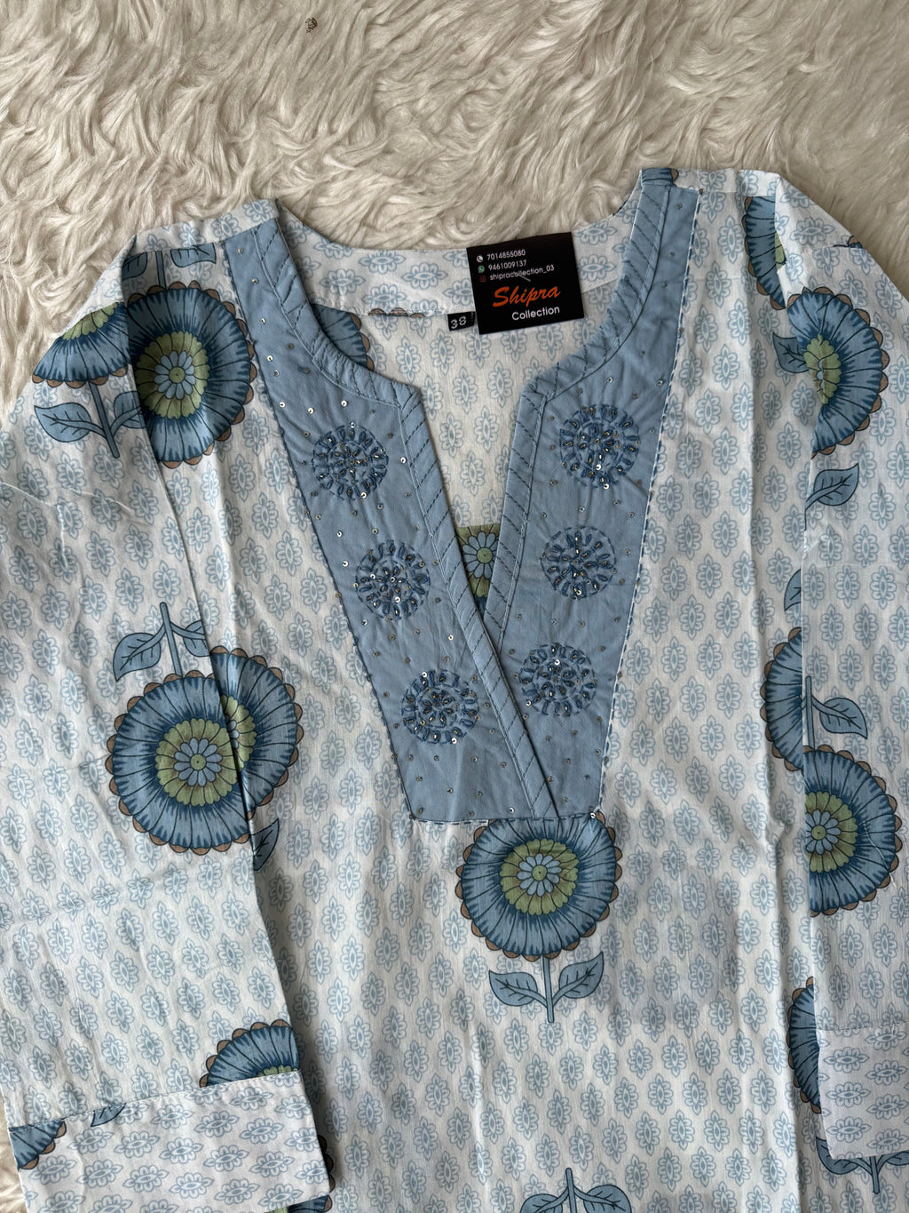 Premium Cotton Kurti Pant Dupatta Set