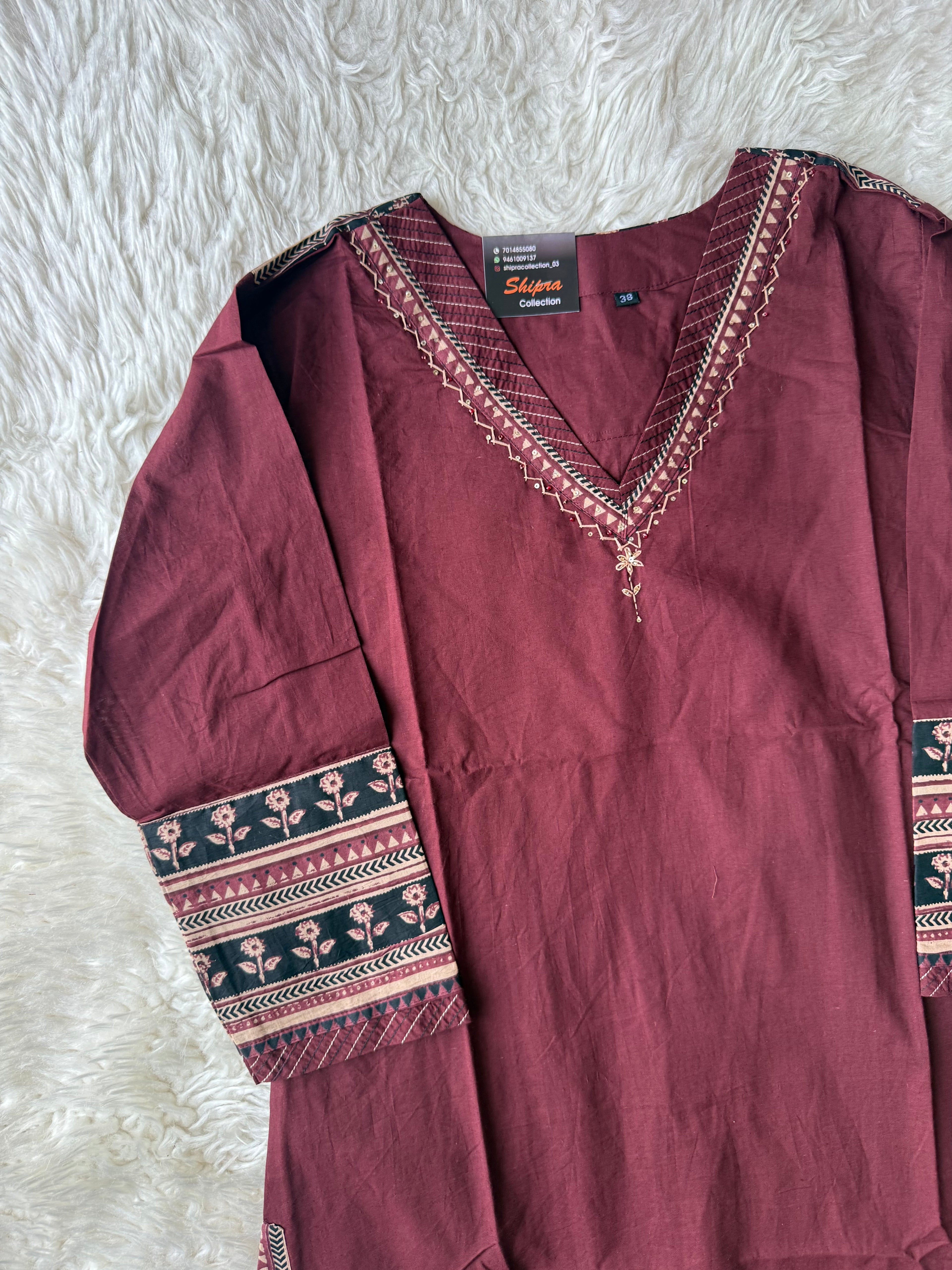 Premium Cotton Kurti Pant Dupatta Set