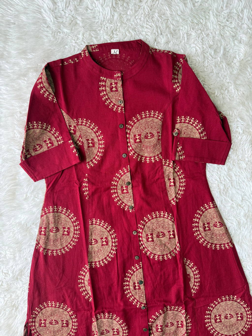 Khadi Cotton Elbow Sleeves Set