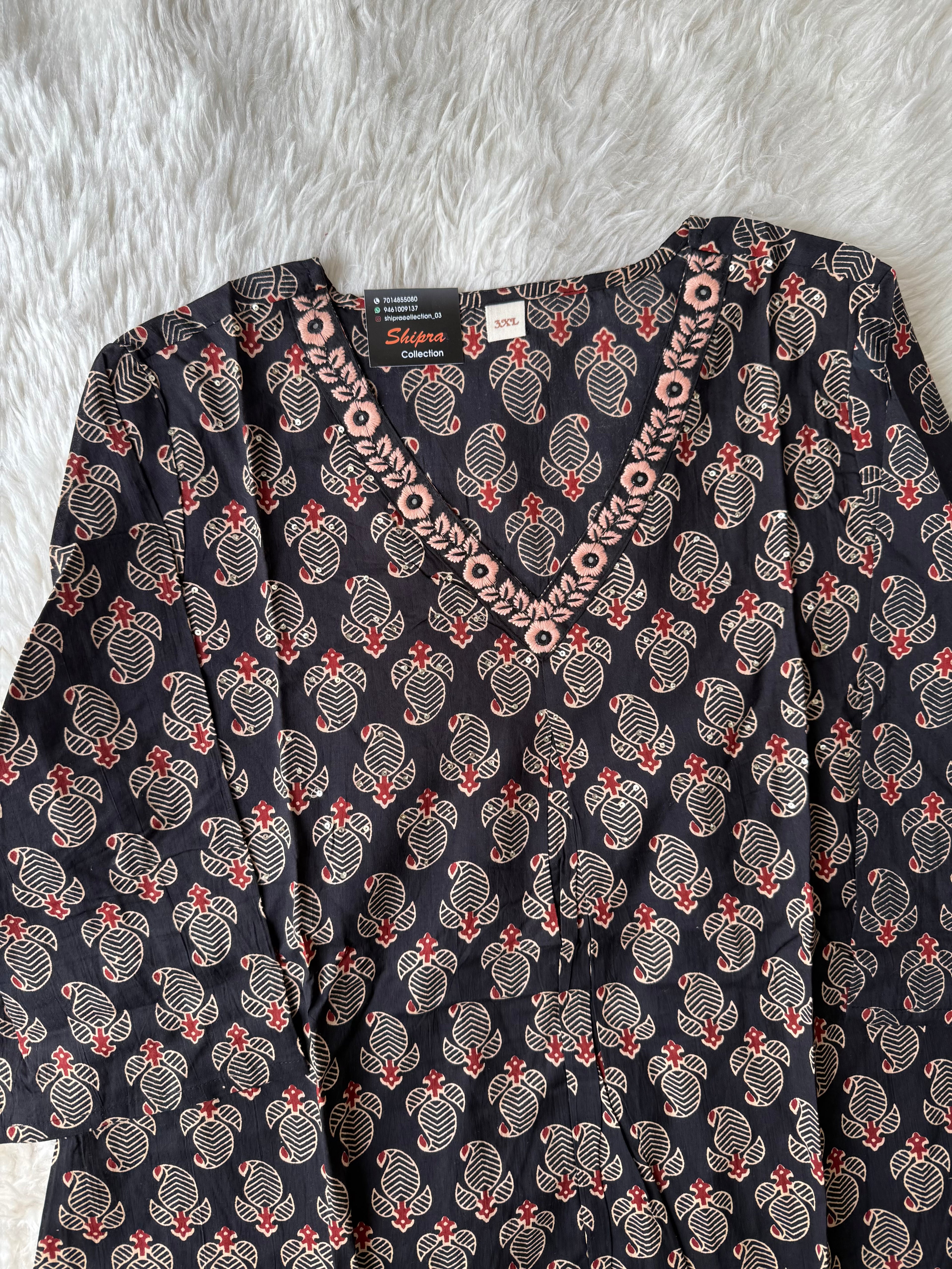 Premium Cotton Kurti Pant Dupatta Set