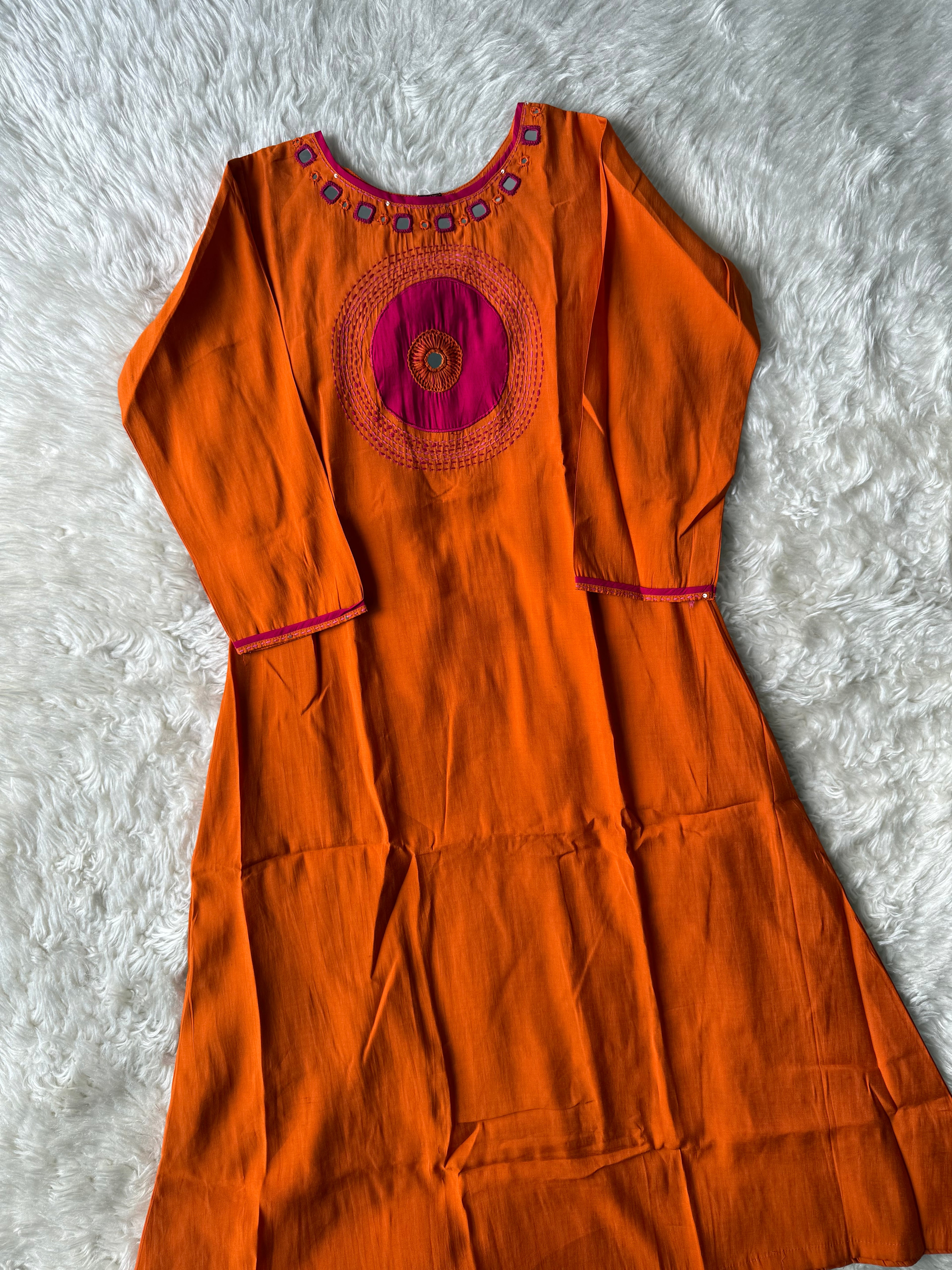 Roman Silk Kurti Plazo Dupatta Set