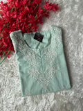 Mul Cotton Short Kurti with Lining
