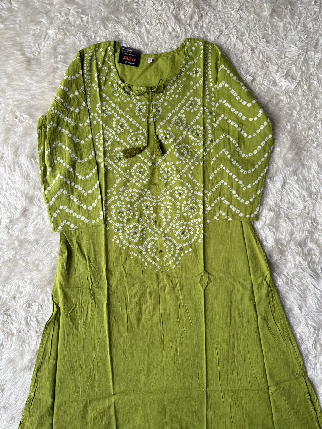 Premium Cotton Bandhani Set