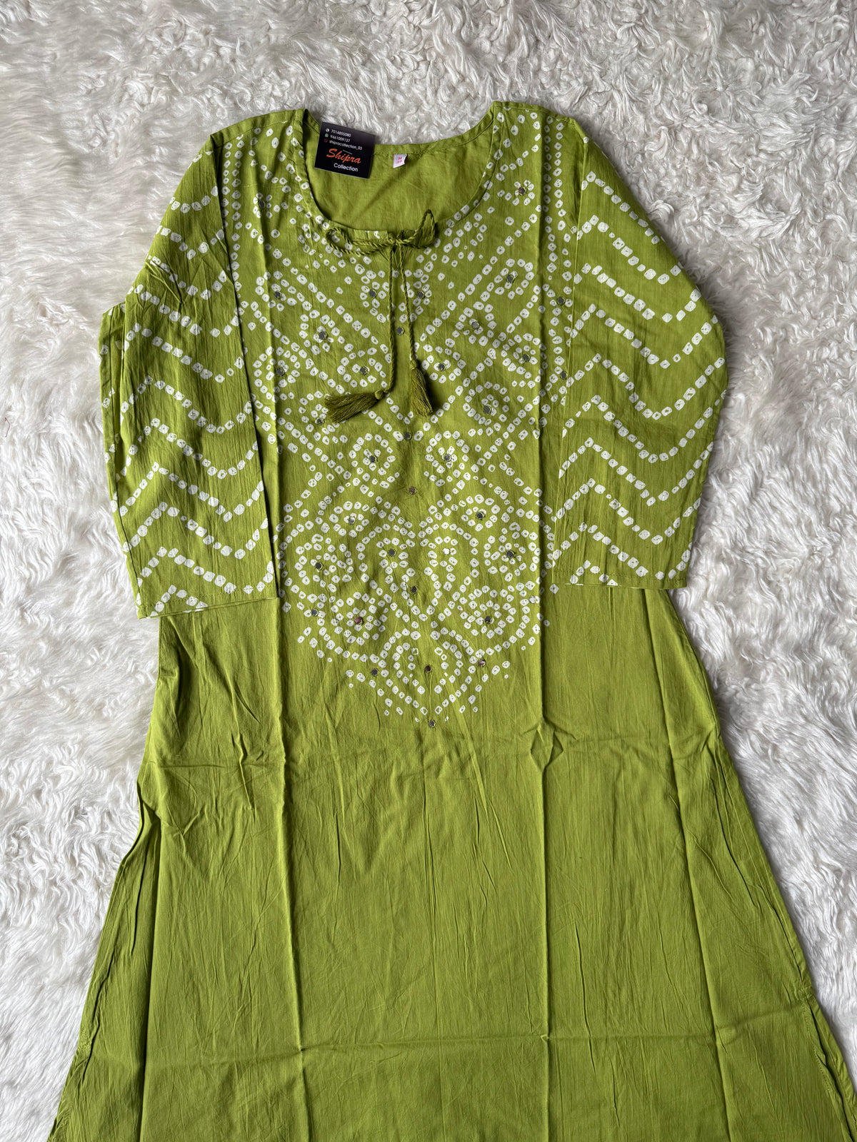 Premium Cotton Bandhani Set