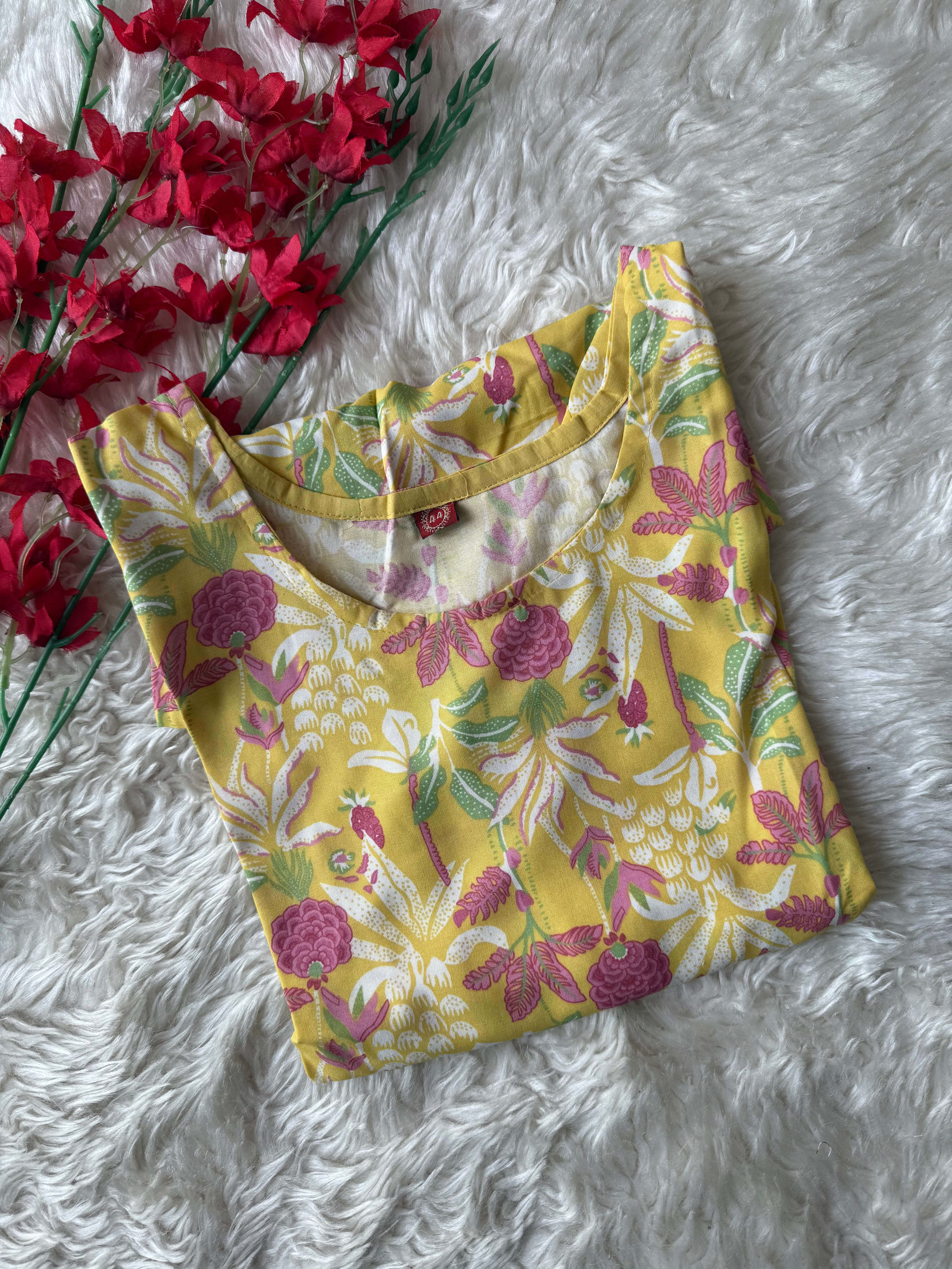 Soft Rayon Short Kurti