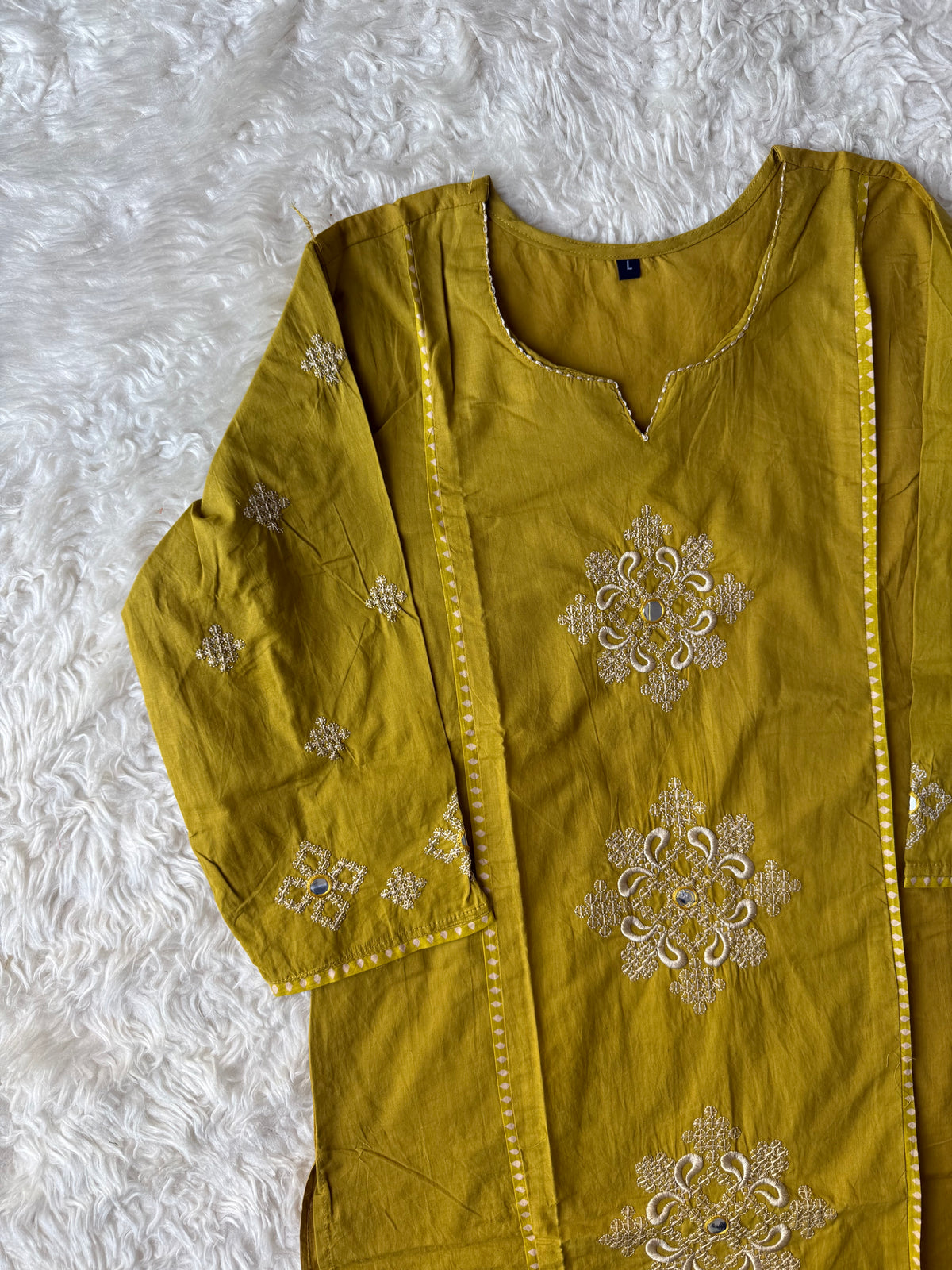 Cotton Kurti Pant Set
