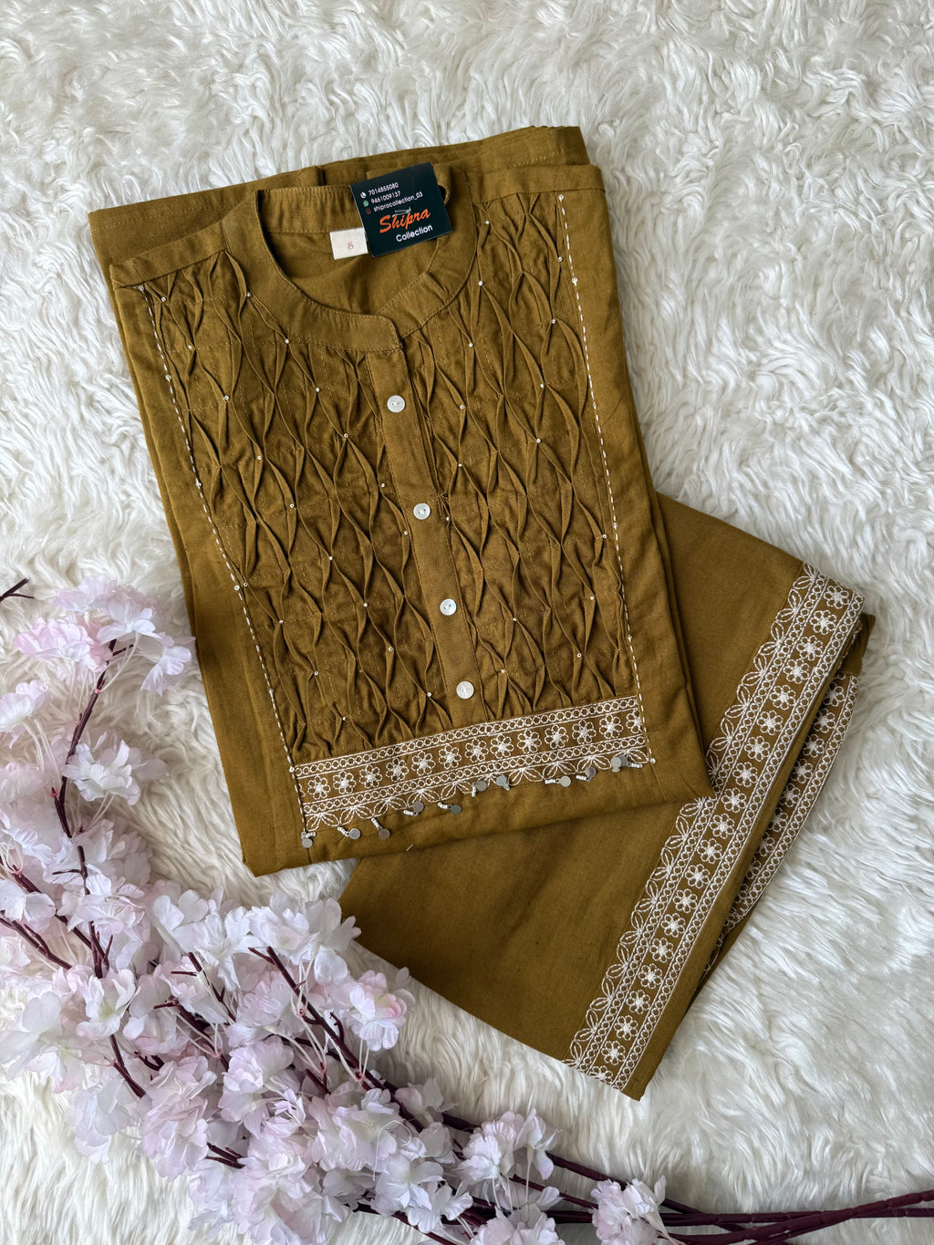 Soft Khadi Cotton Co-ord Set