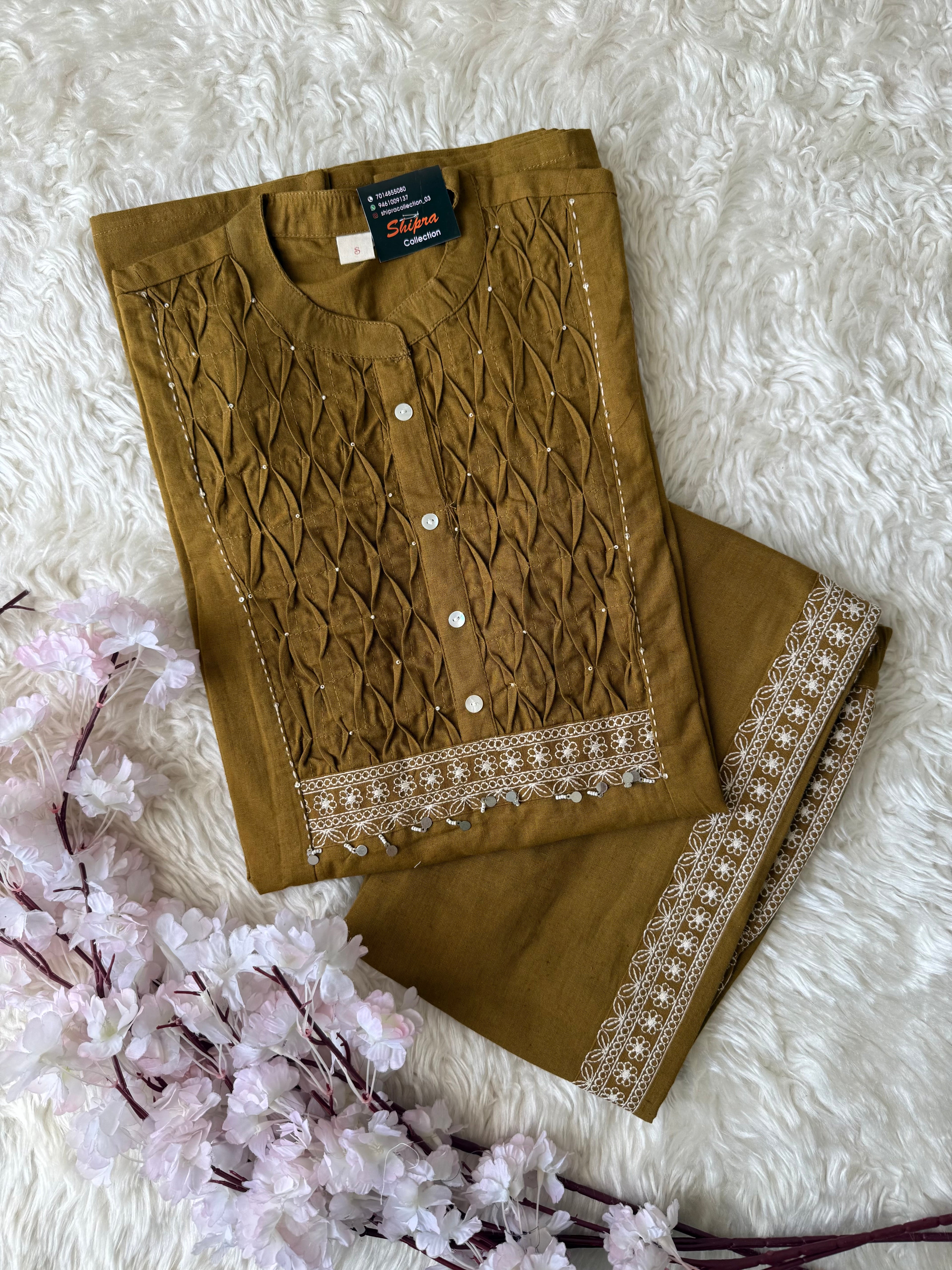 Soft Khadi Cotton Co-ord Set