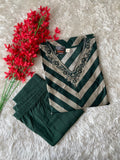 Pure Muslin Silk Kurti Pant Set